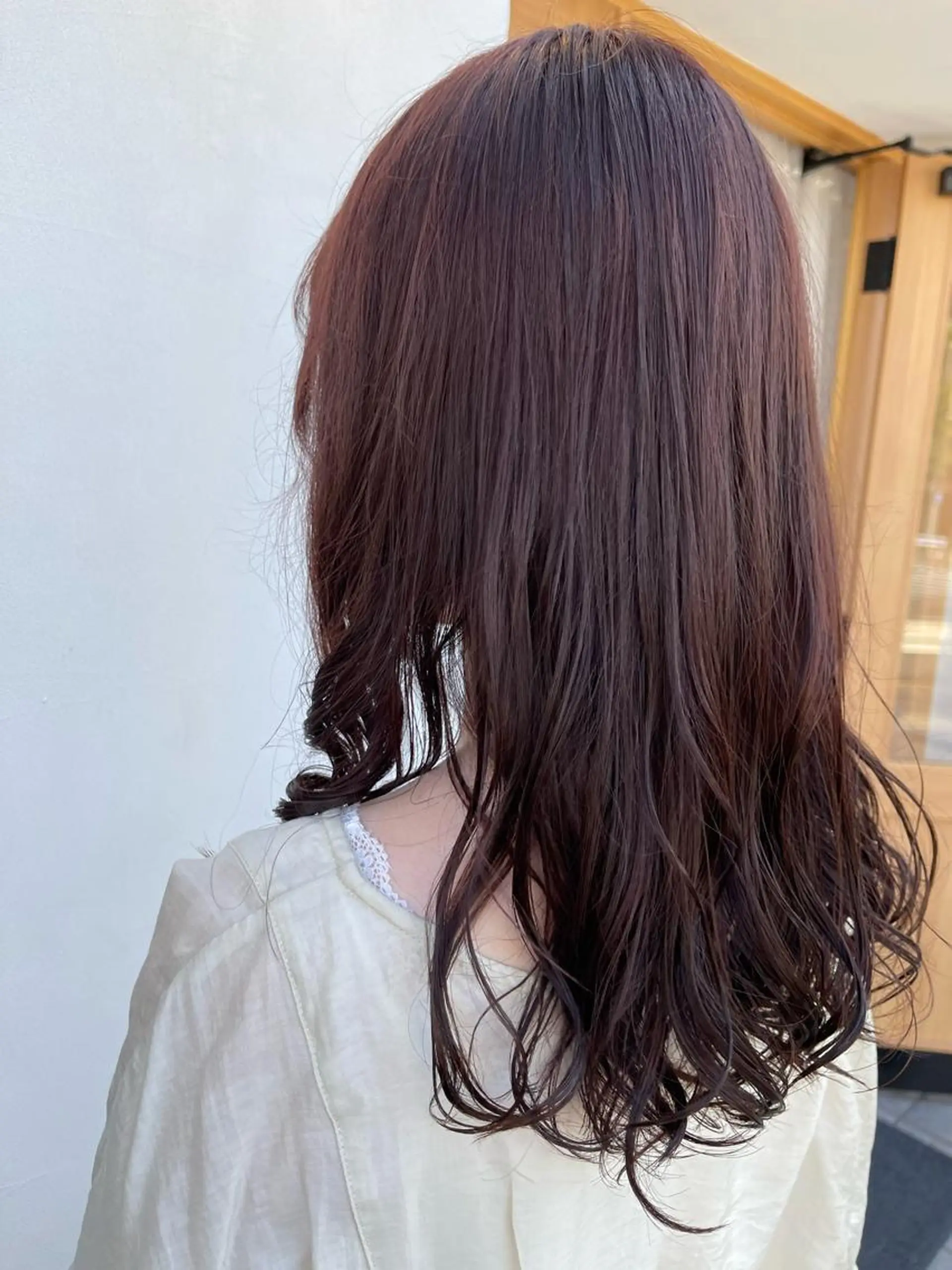 セミロング カラー ブラウンカラー ピンクカラー ピンクブラウン カット ヘアカラー 由比藤理子 ブリーチカラー🌈のヘアスタイル
