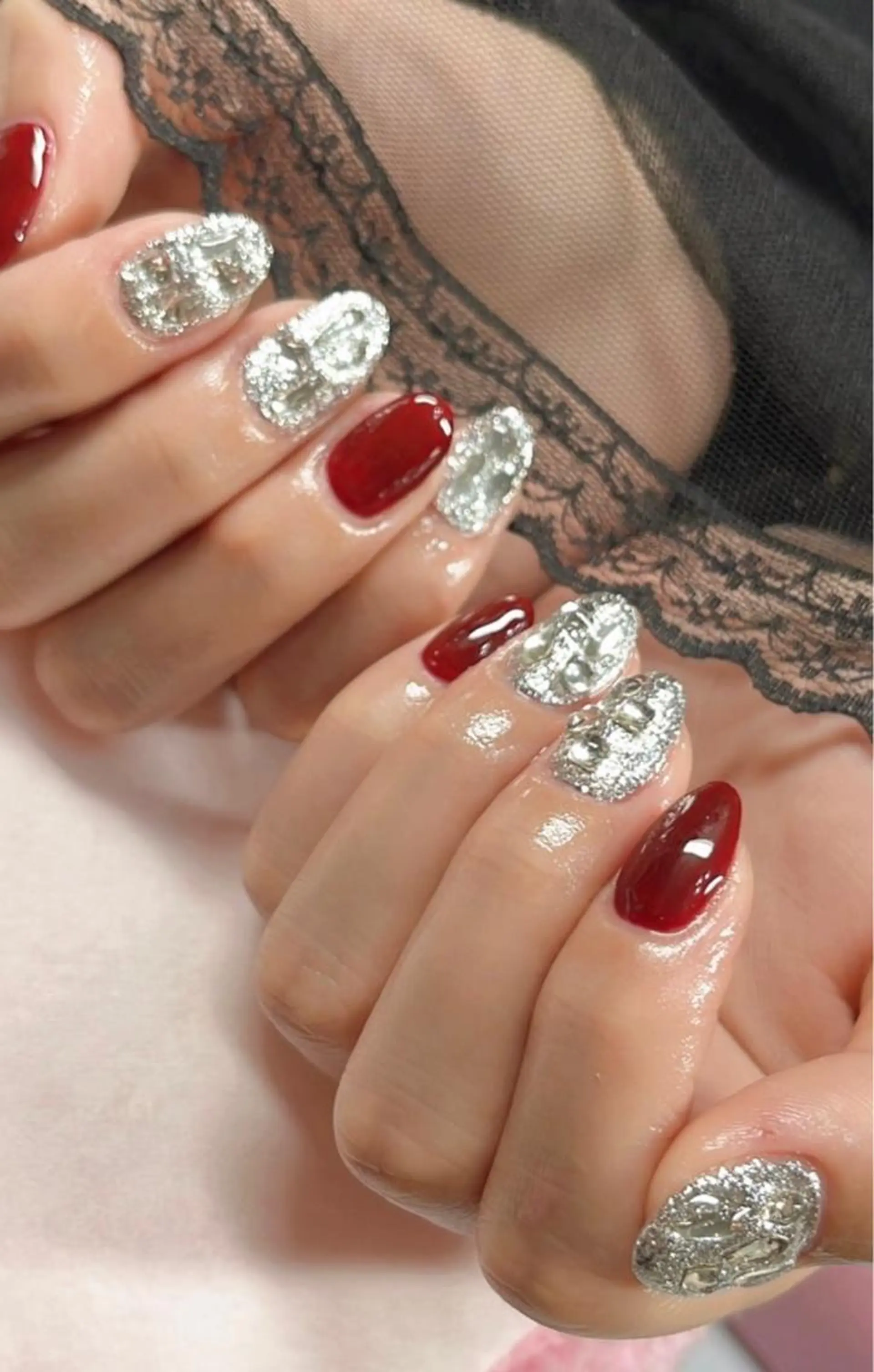 ミディアム TAKAMATSU RINAのネイルデザイン