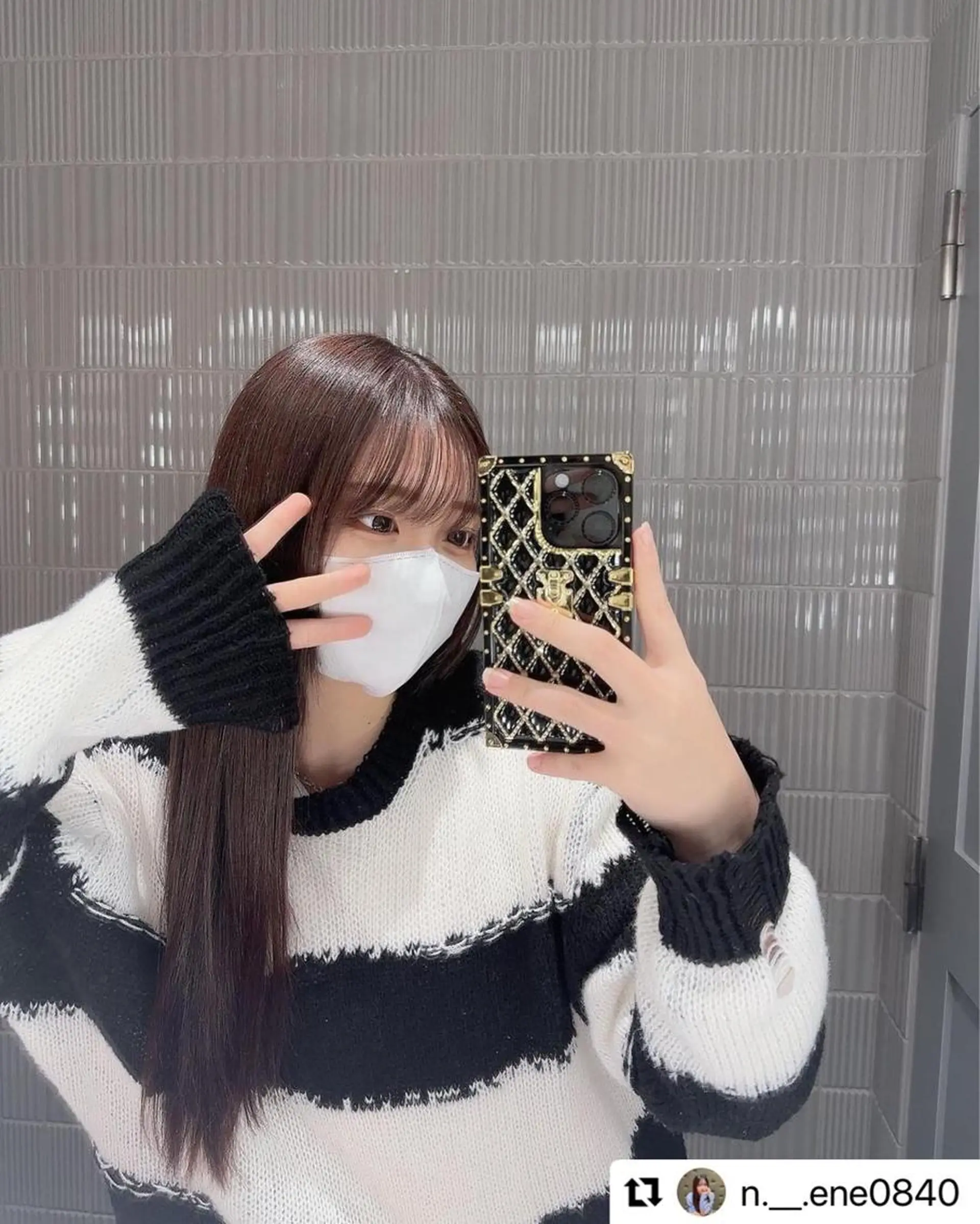 ロング カラー unopulir 景山　凌のヘアスタイル