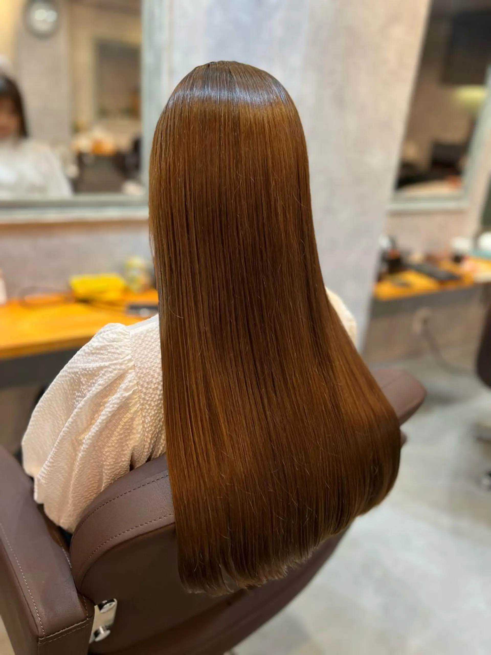 ロング カット ヘアカラー トリートメント 🍀艶髪縮毛矯正/ 風殿　滉太🍀のヘアスタイル