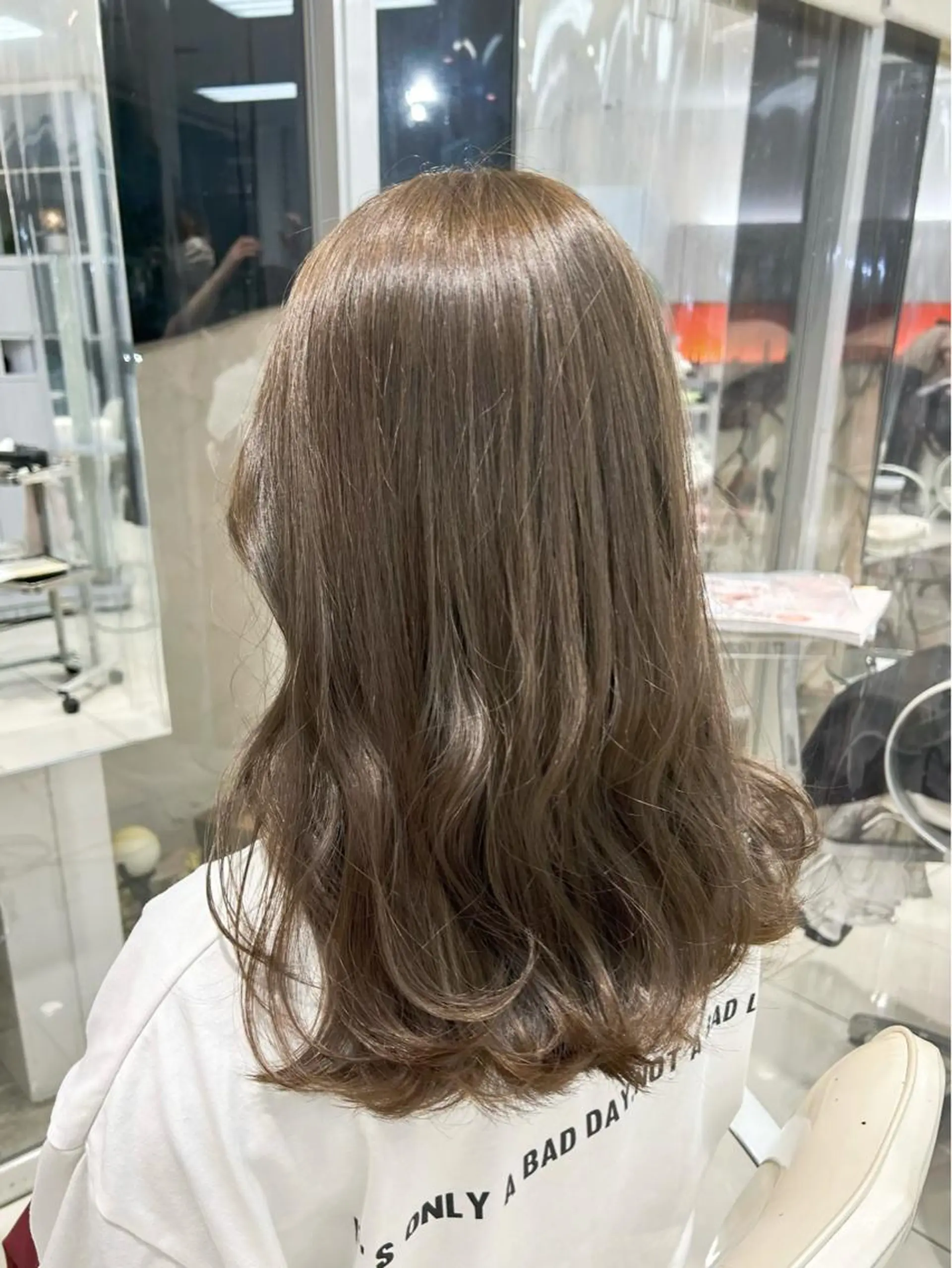 ロング カラー チョコレートカラー/ 𝐒𝐚𝐤𝐢のヘアスタイル