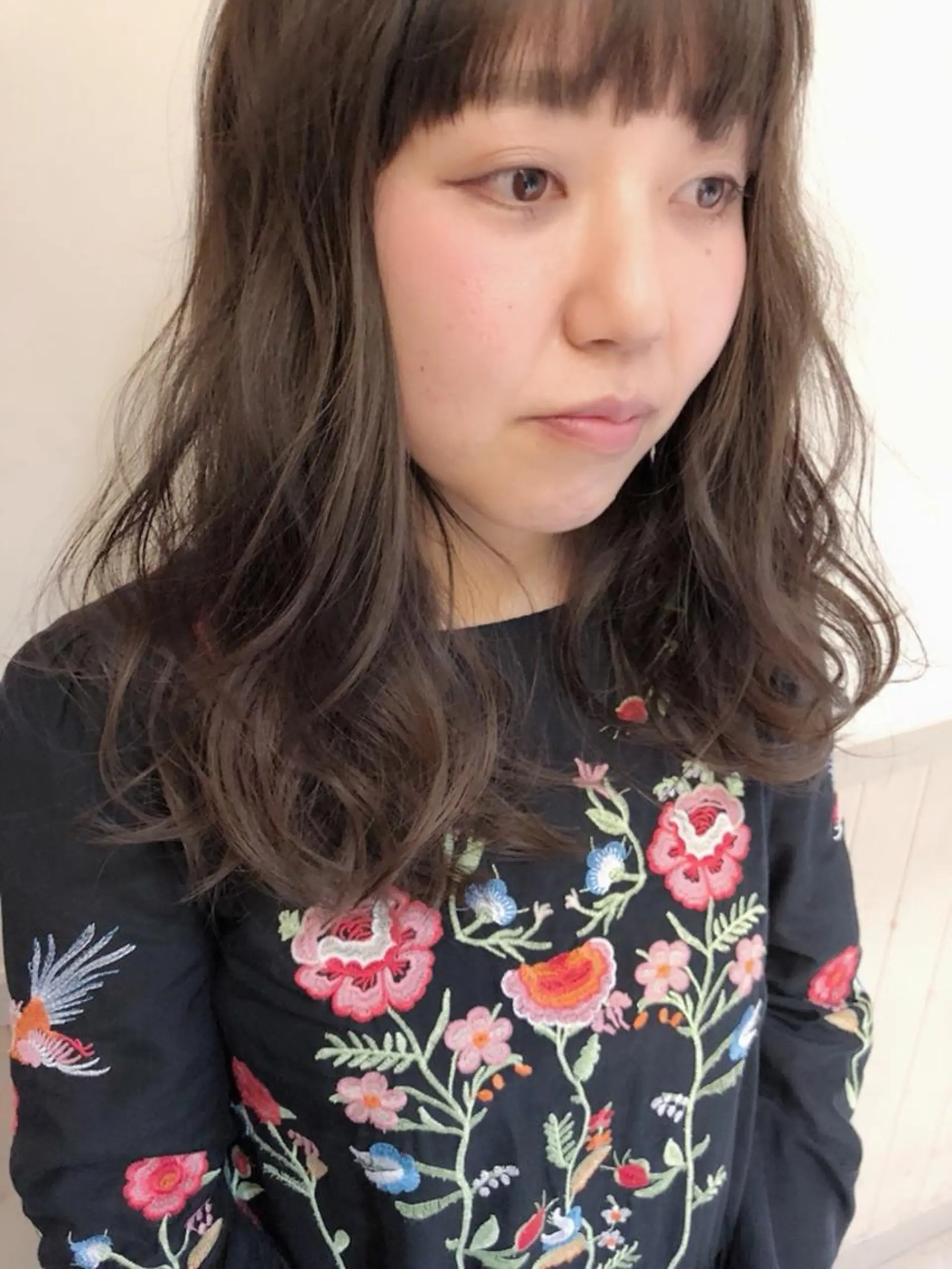 ロング カラー 東 みのりのヘアスタイル