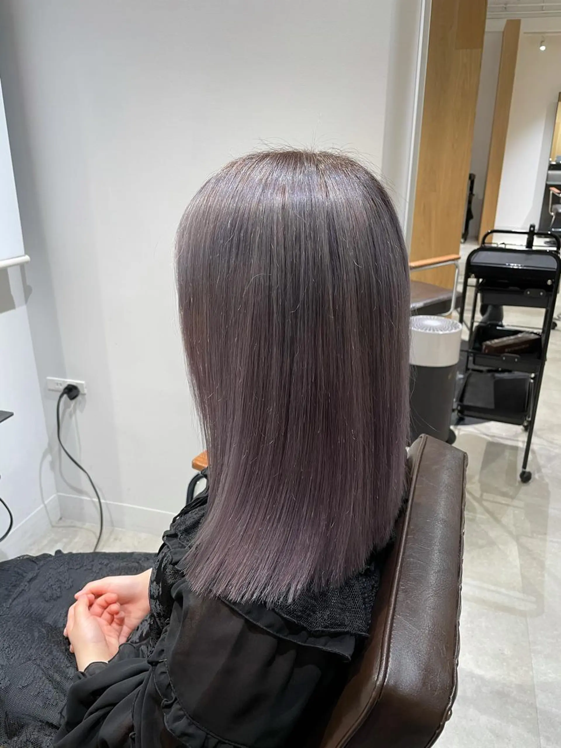 セミロング カラー ヘアカラー トリートメント レイヤー/ハッシュ 渋谷/サッタのヘアスタイル