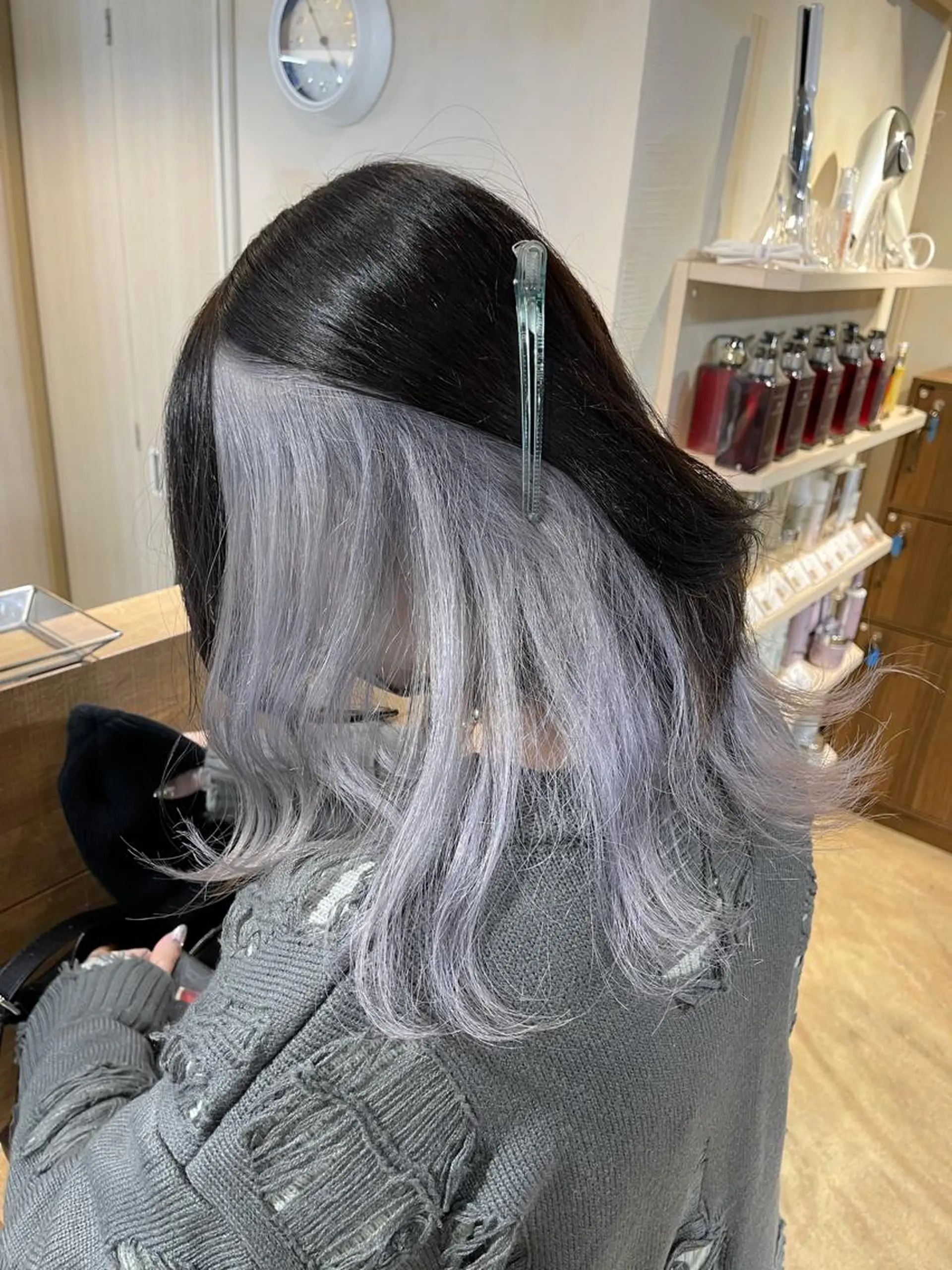 ミディアム ブリーチ🔥ベージュ /グレー/daikiのヘアスタイル