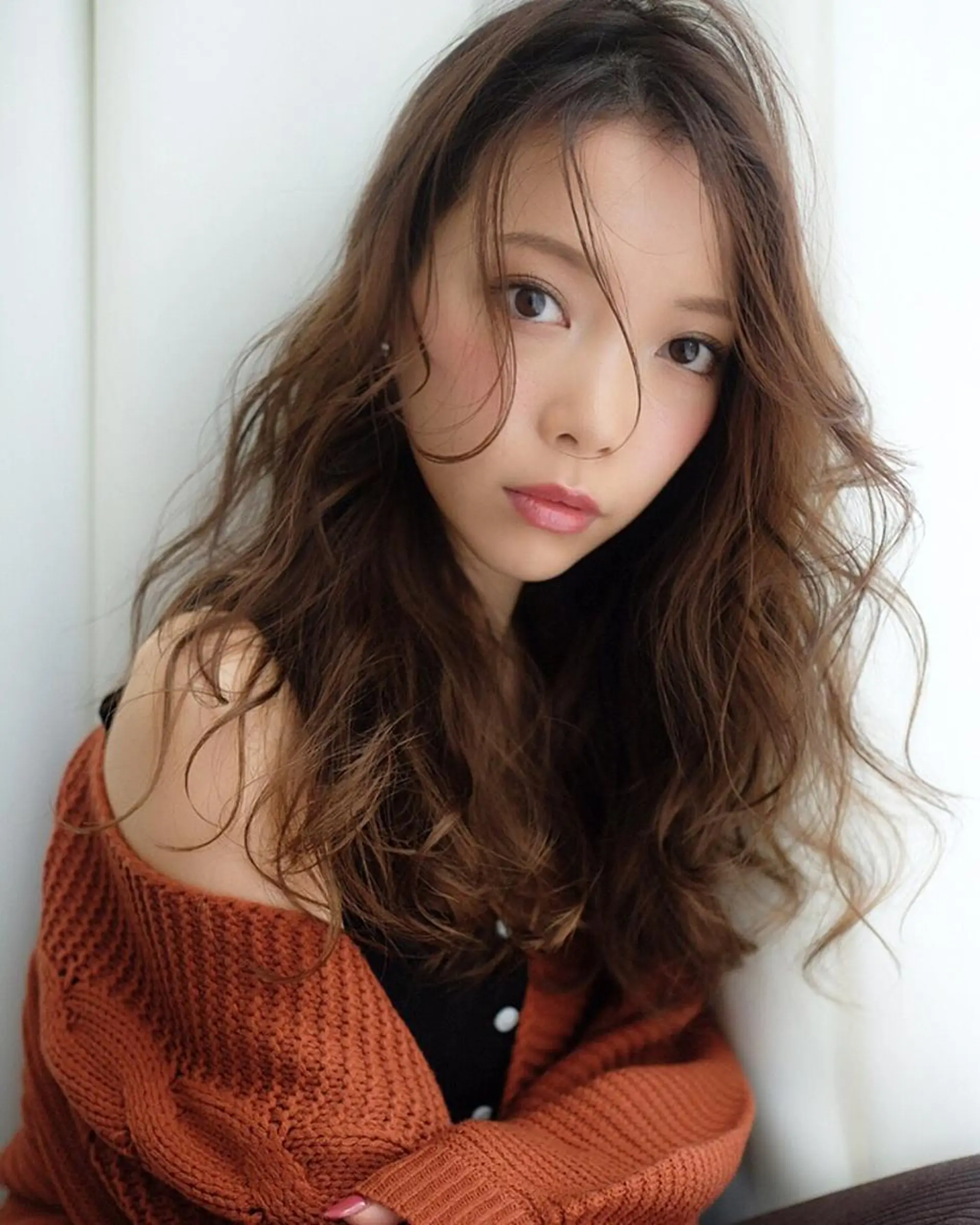 ロング カラー カット ヘアカラー トリートメント 酸性ストレート/ブリ ーチなし/中村 匠のヘアスタイル