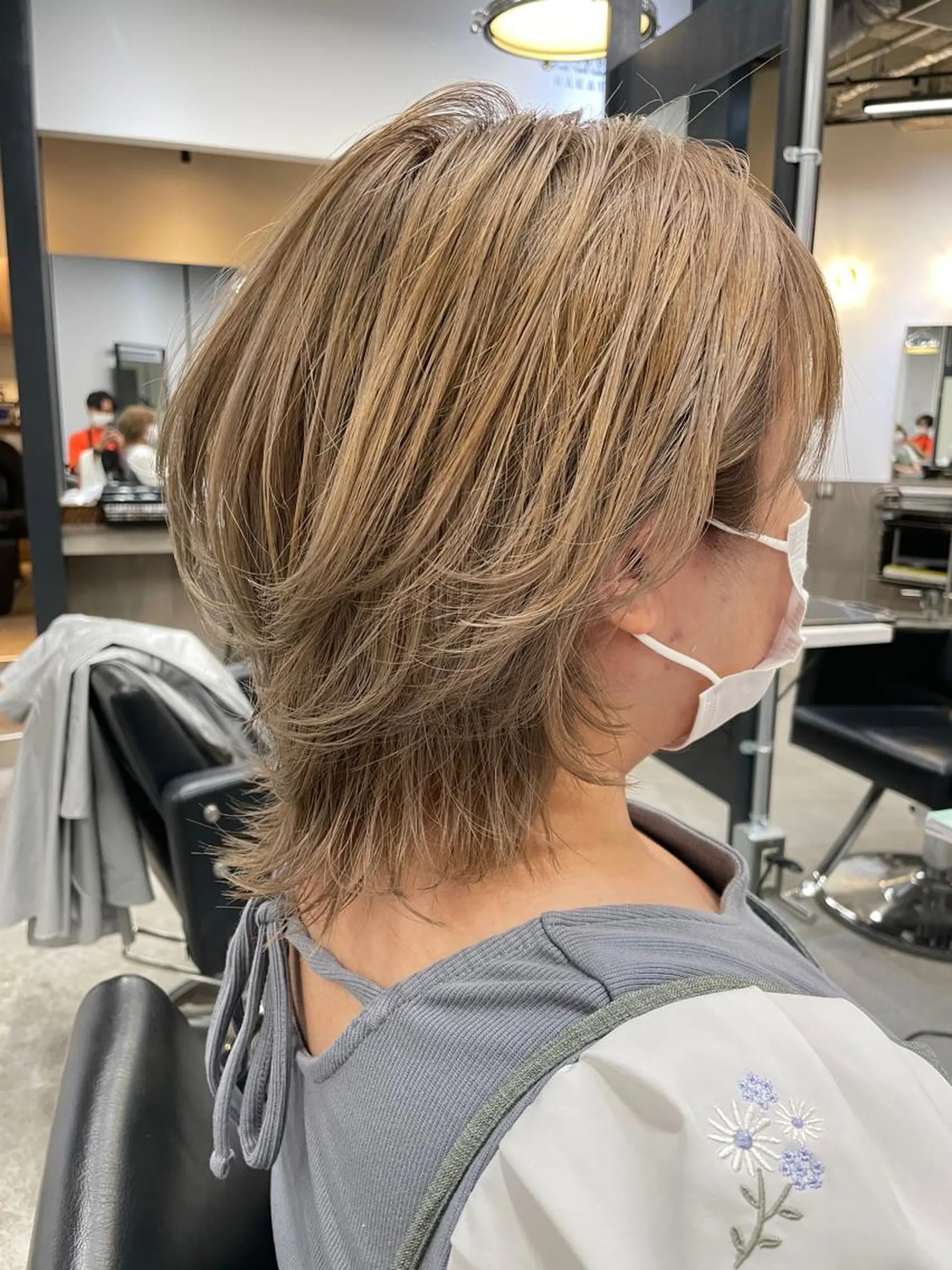 ショート ウルフカット 福永速人 /メンズパーマのヘアスタイル