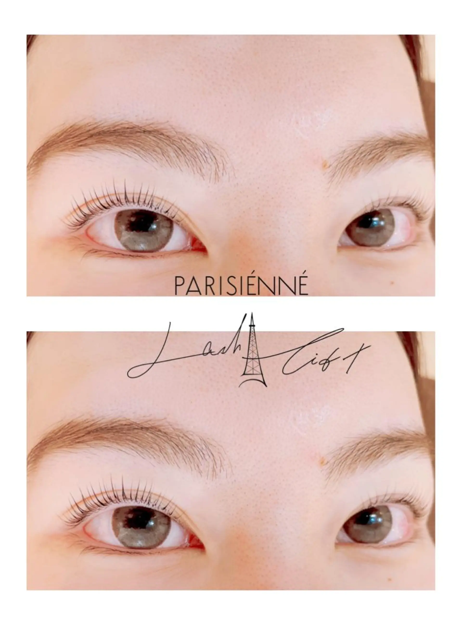 マツエク・マツパ パリジェンヌラッシュリフト Reshe ✴︎のマツエク・マツパデザイン