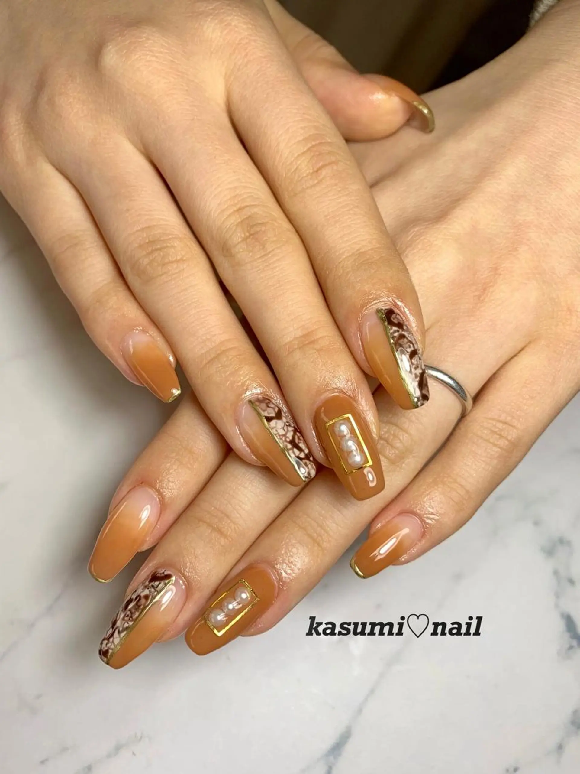 ネイル アートネイル フットネイル ジェルネイル ラメ(グリッター) ミラーネイル KASUMI♡ Nailのネイルデザイン