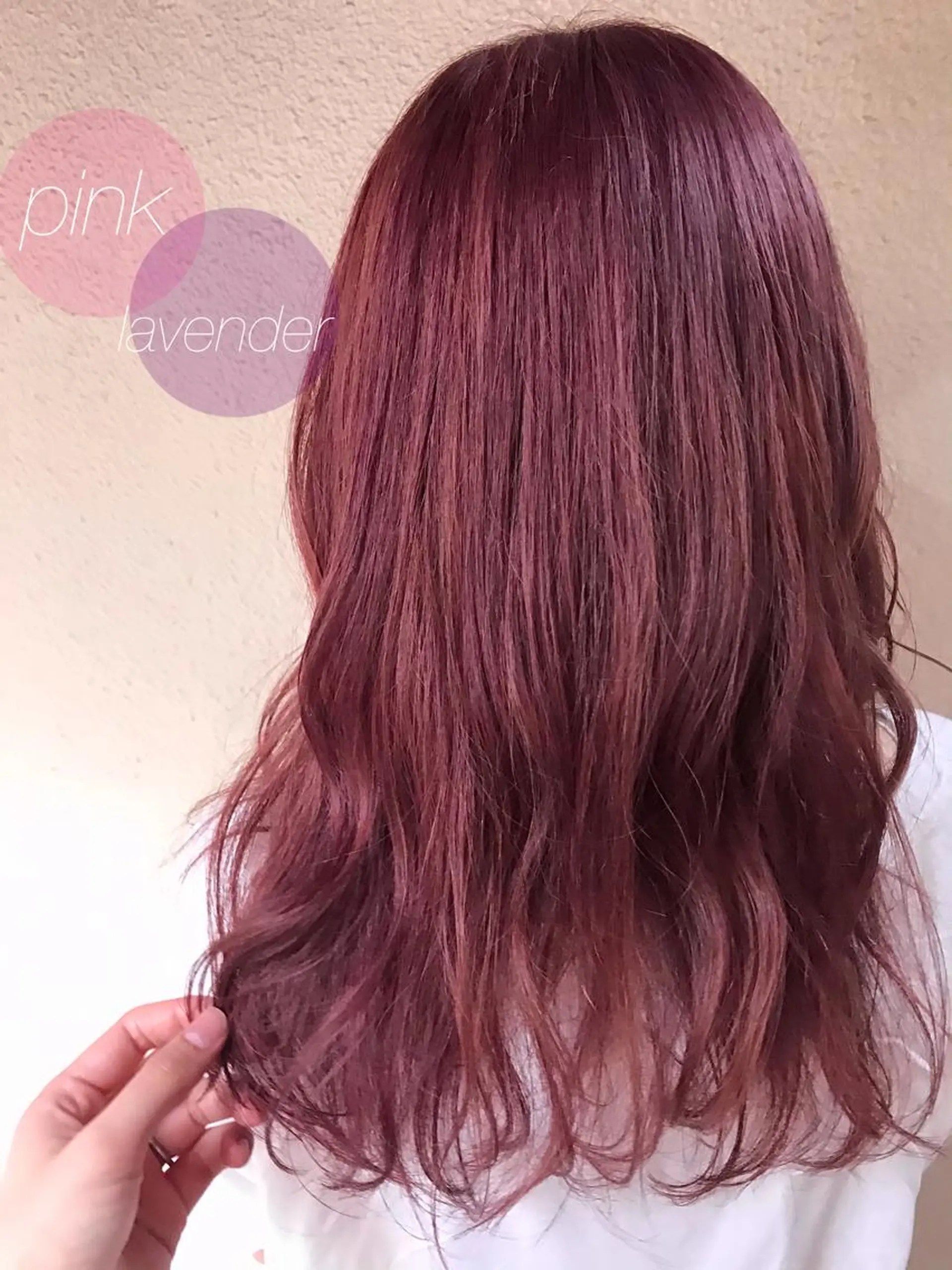 セミロング カラー ベージュカラー ブリーチ ラベンダーカラー ピンクカラー ピンクラベンダー 清水　ちひろ ✄トップスタイリストのヘアスタイル