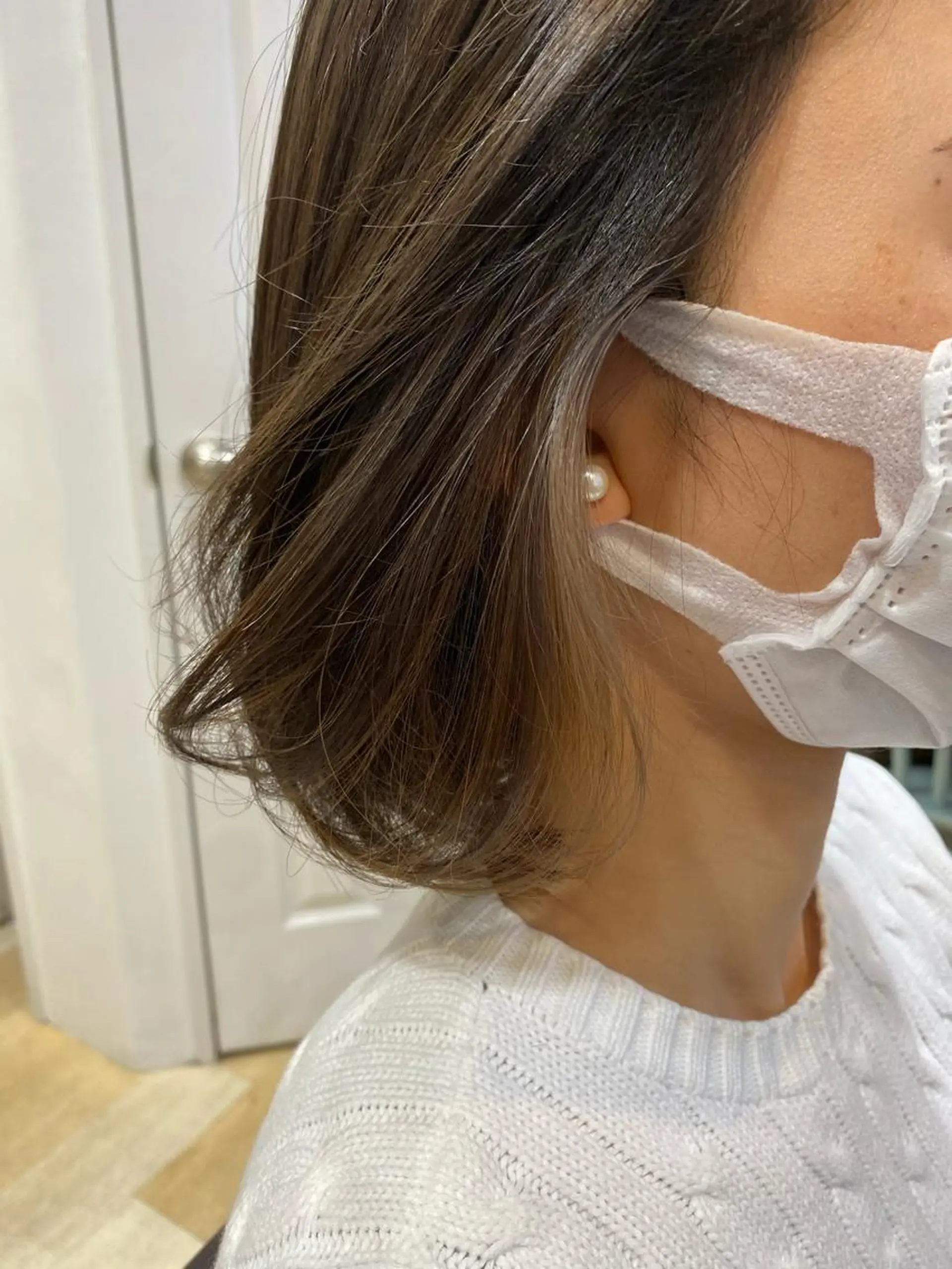 ミディアム La paix所属・パーソナルカラー lapiax阿部のヘアスタイル