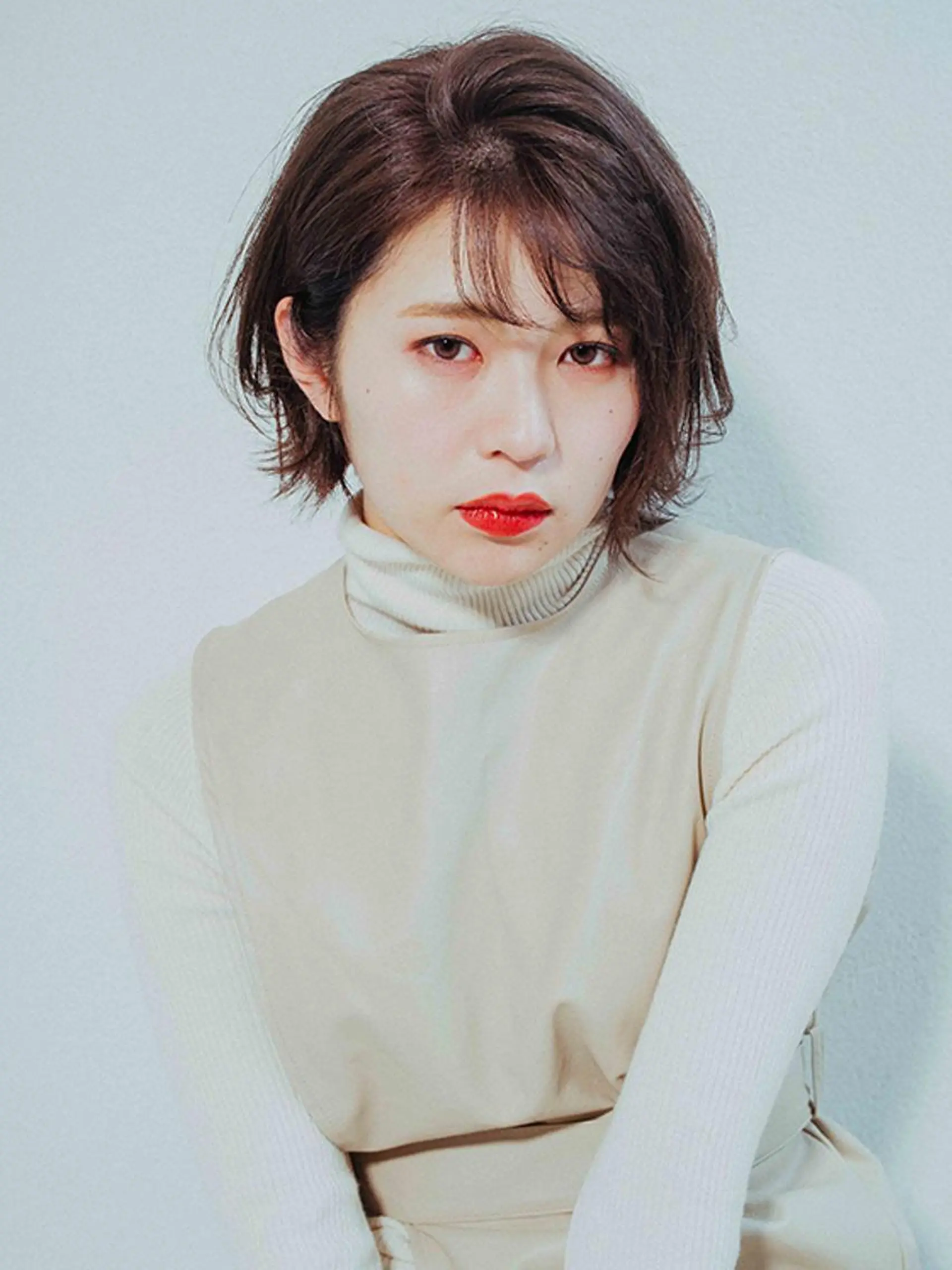ショート ボブ 外ハネヘア 相武台ショート特化 💐川崎希💐のヘアスタイル
