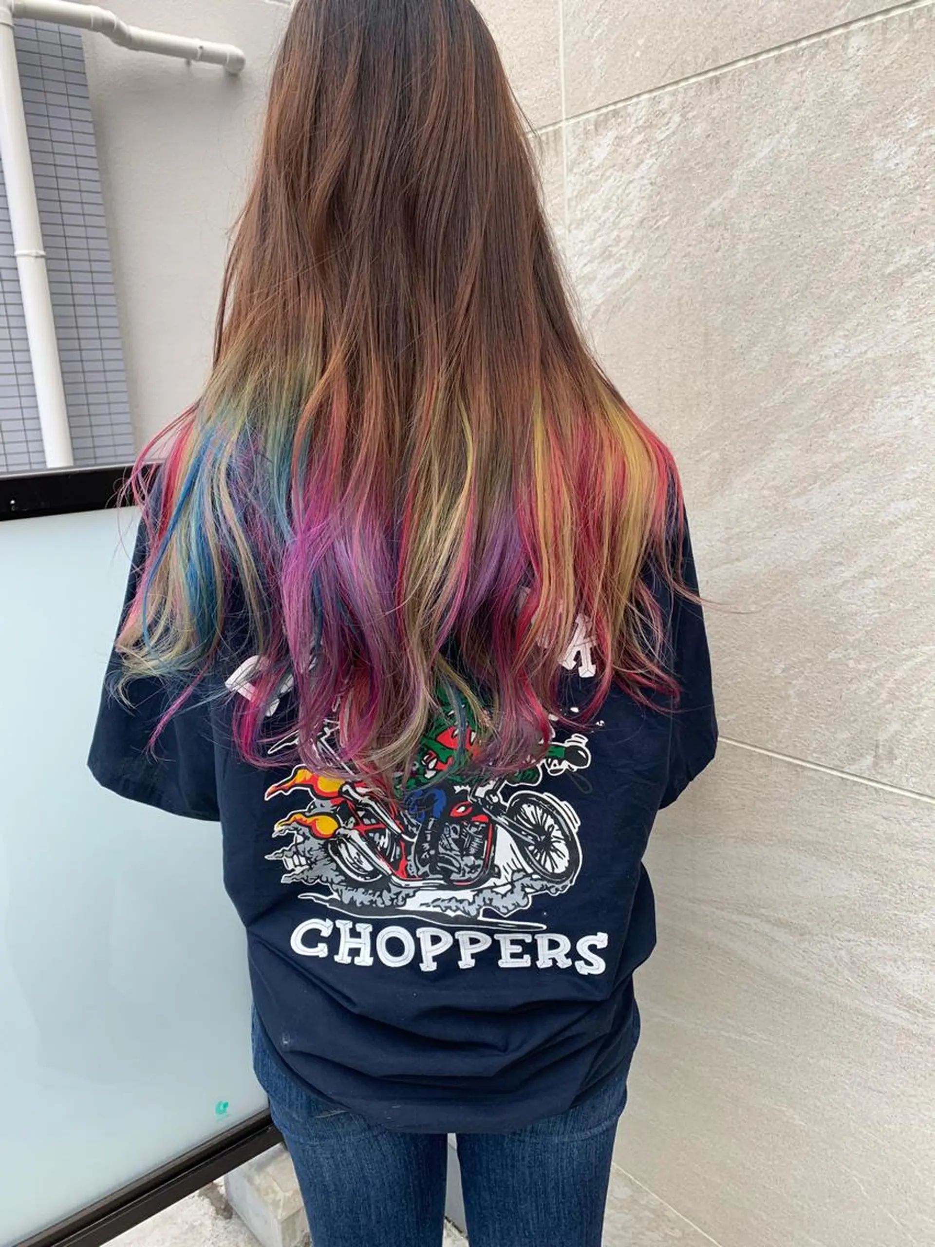 ロング カラー カット パーマ トリートメント カラー特化サロン大阪 ルービック江坂/新城のヘアスタイル