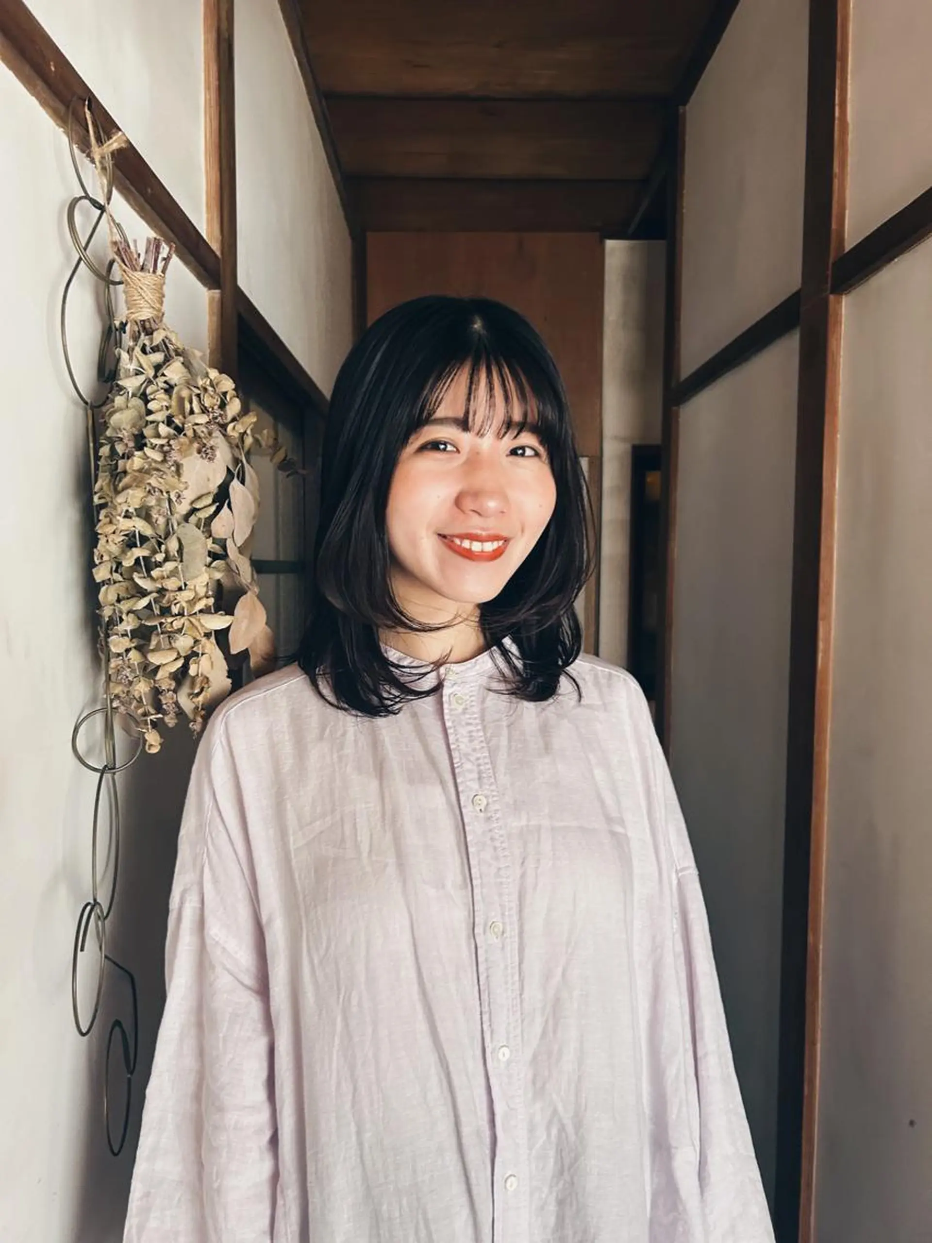 ミディアム カラー 似合わせパーマ 🌼カンナのヘアスタイル