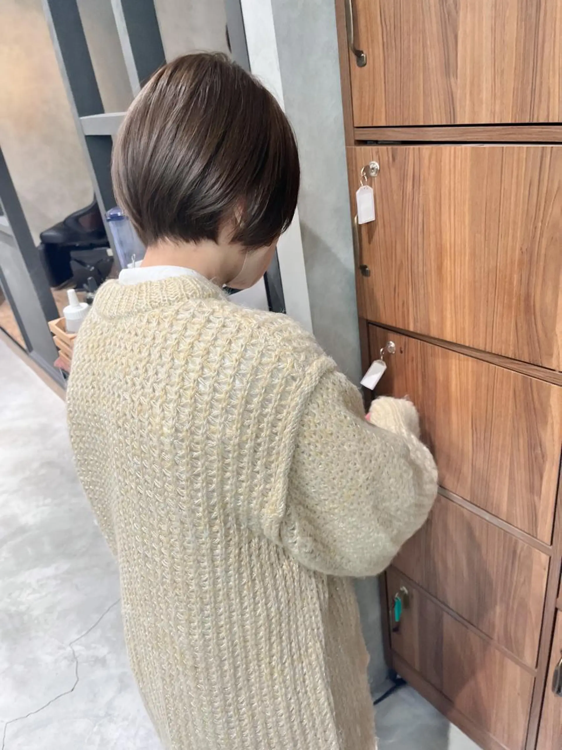 ショート カラー グレージュ stylist  ＊ mahoのヘアスタイル