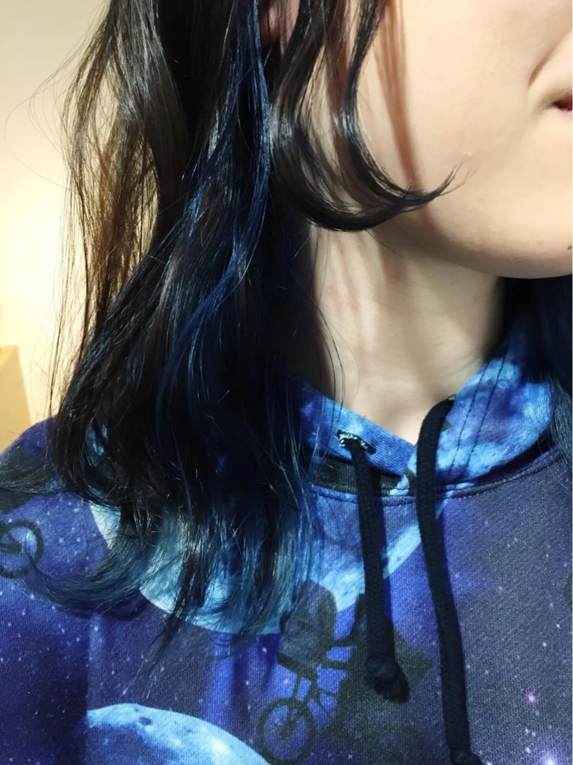 セミロング カラー ヘアアレンジ アディクシーカラー ブリーチ ブルーカラー デザインカラー インナーカラー ✨ハイクオリティ✨ 山本香也のヘアスタイル