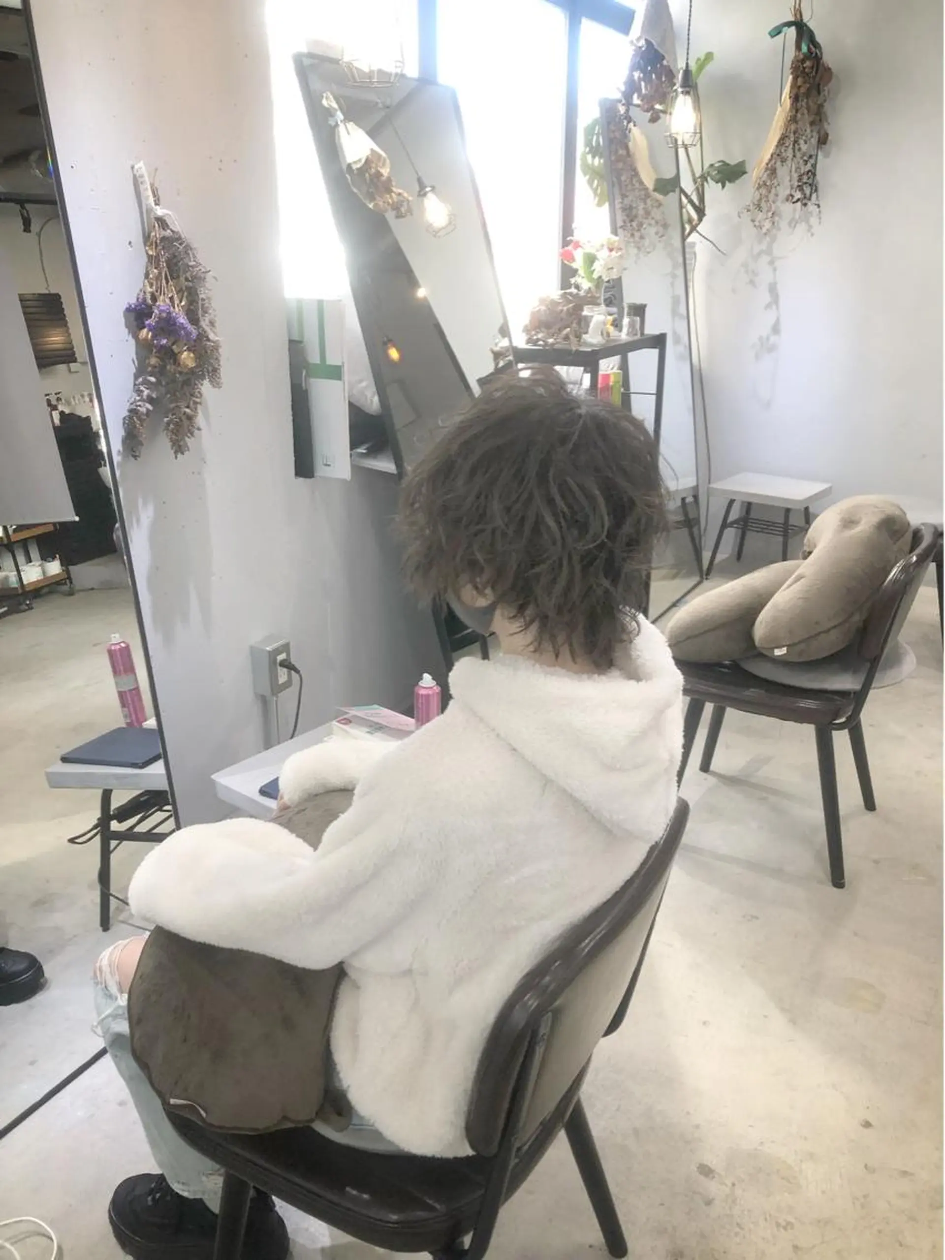 ミディアム 松下 倫子のヘアスタイル