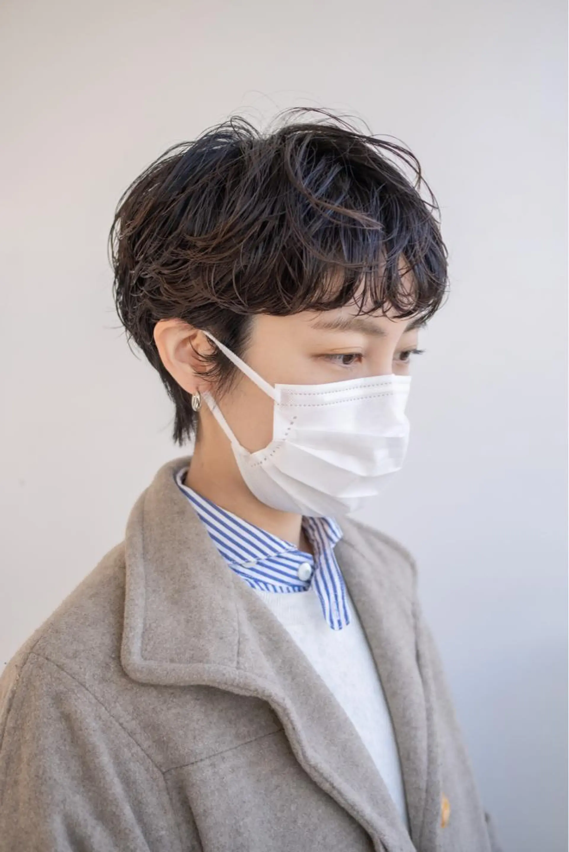 ショート パーマ ショート/レイヤー なら石井知希のヘアスタイル