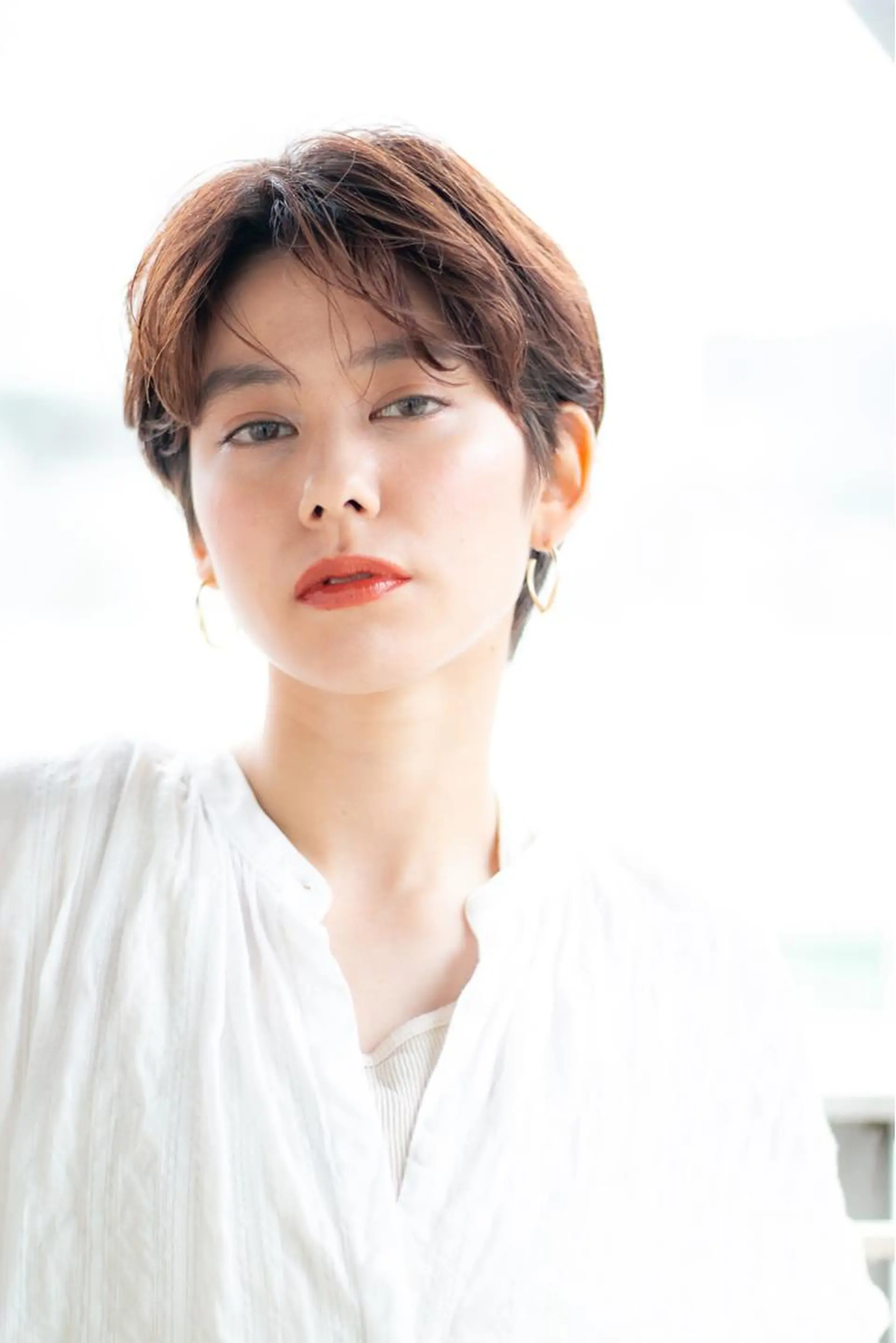 ショート カット ヘアカラー トリートメント 一ノ瀬 暁のヘアスタイル