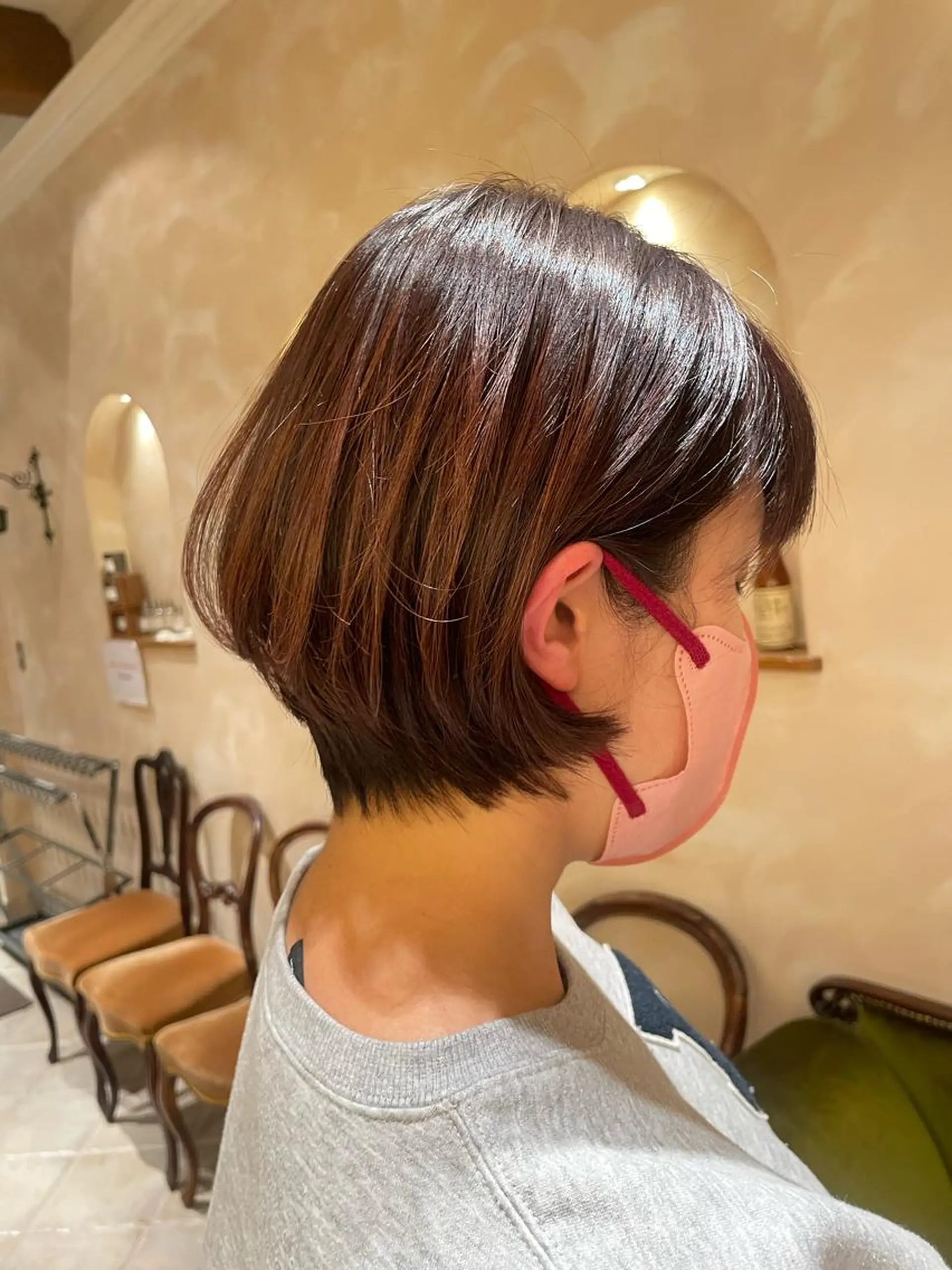 ショート ボブ ホノカのヘアスタイル