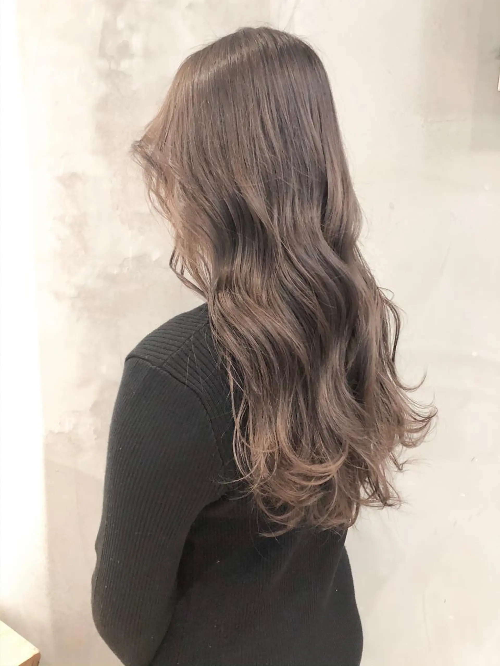 ミディアム カラー 韓国ヘア 店長NEGIのヘアスタイル