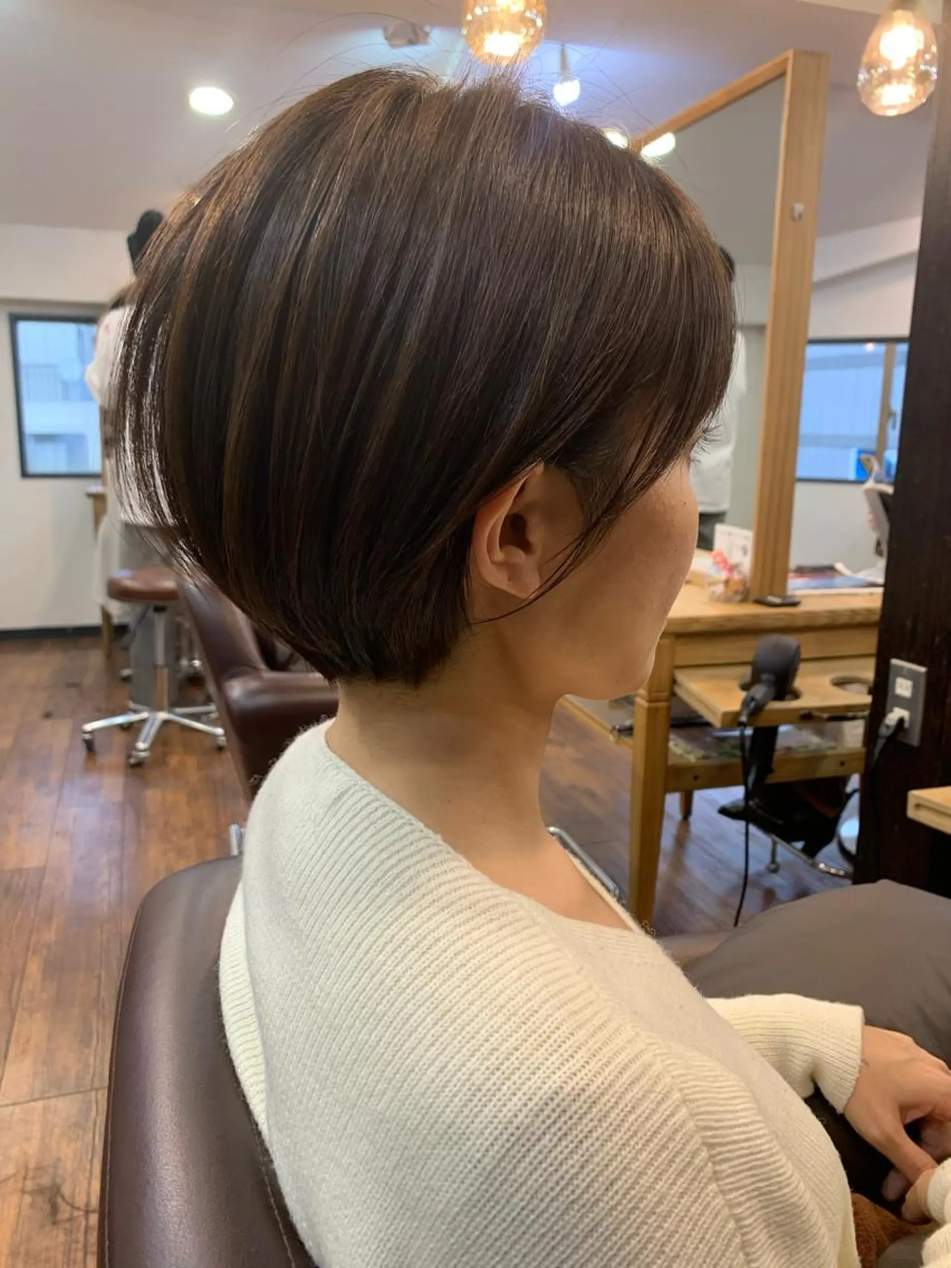 ショート 縮毛矯正/ショート/ レイヤー/畑中正敏のヘアスタイル