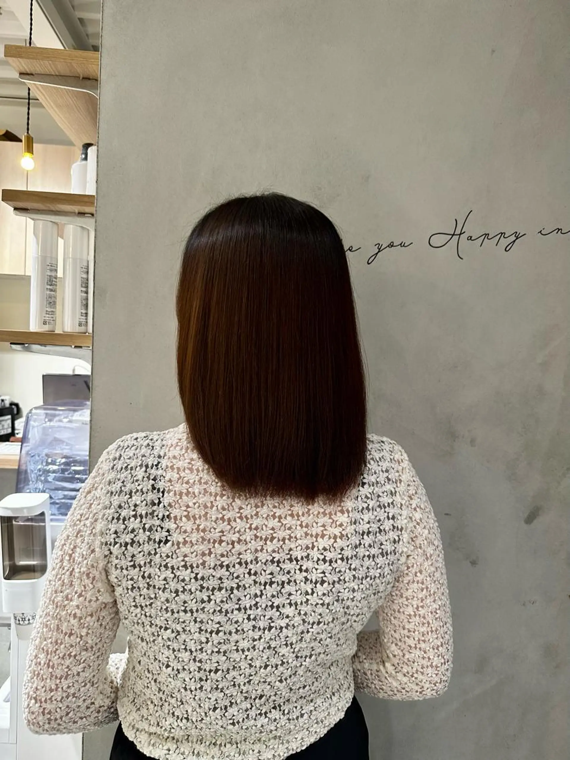 セミロング 髪質改善 伊藤のヘアスタイル