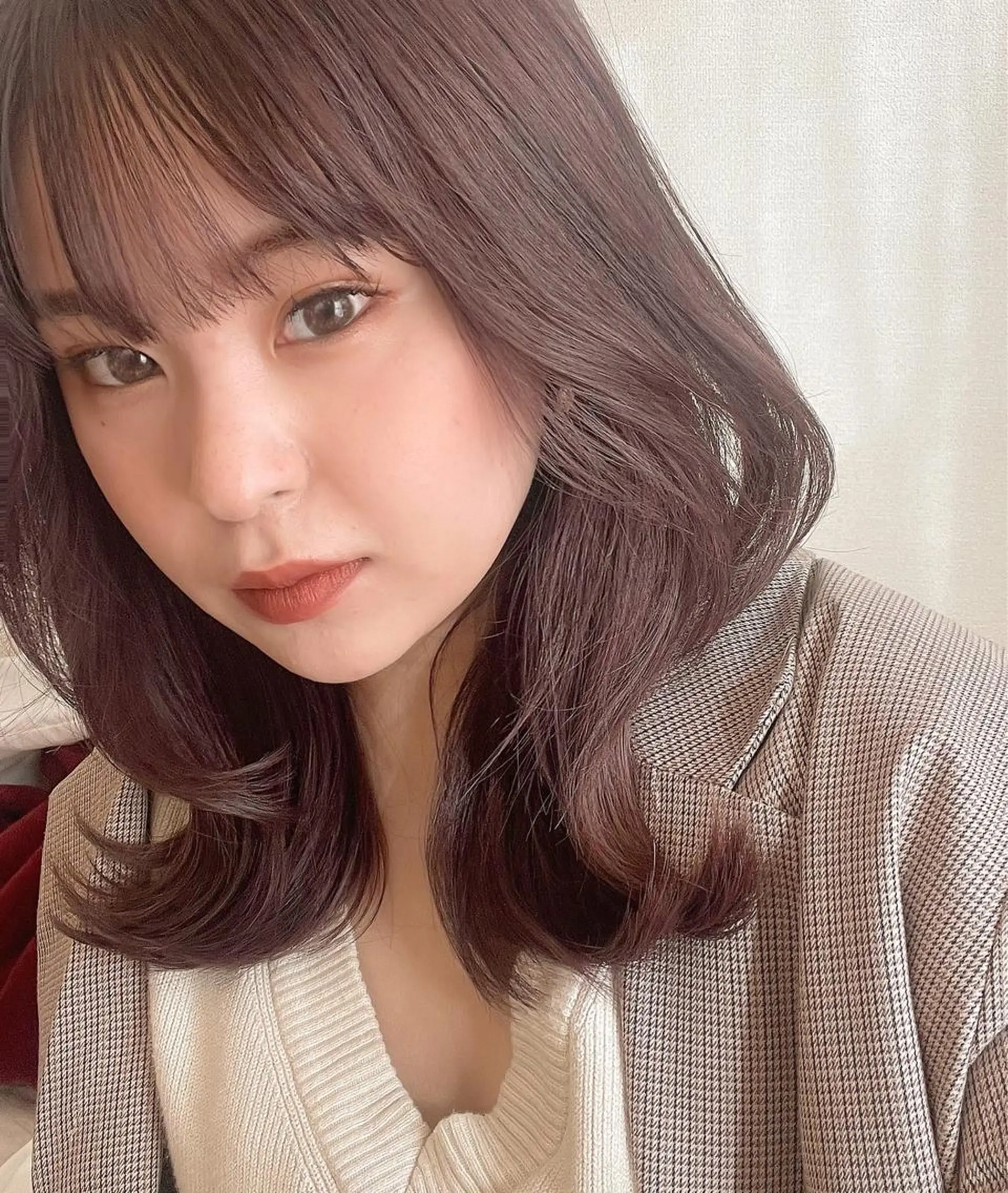 ミディアム 銀座／レイヤーカット 🤍内野すみれのヘアスタイル