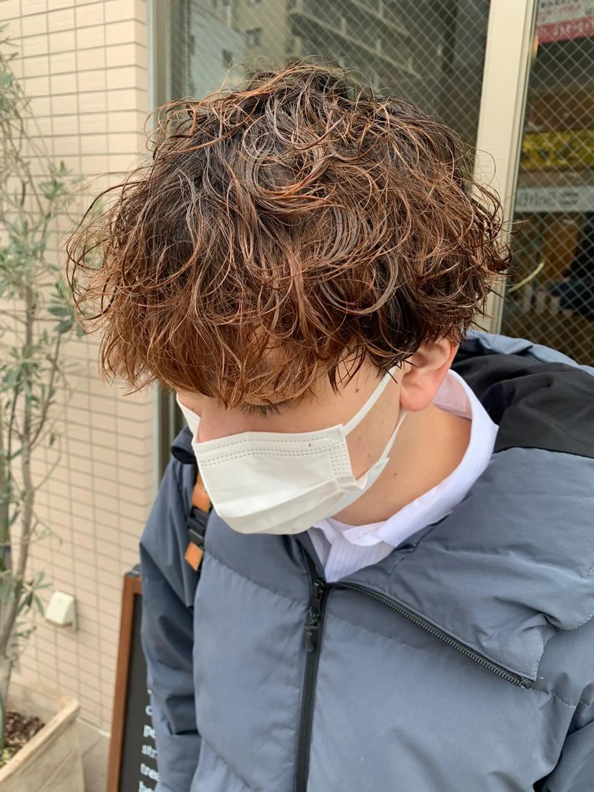 メンズ メンズパーマ 波巻きパーマ カット パーマ メッシュパーマ職人/ 窪田 優也/ツイスパのヘアスタイル