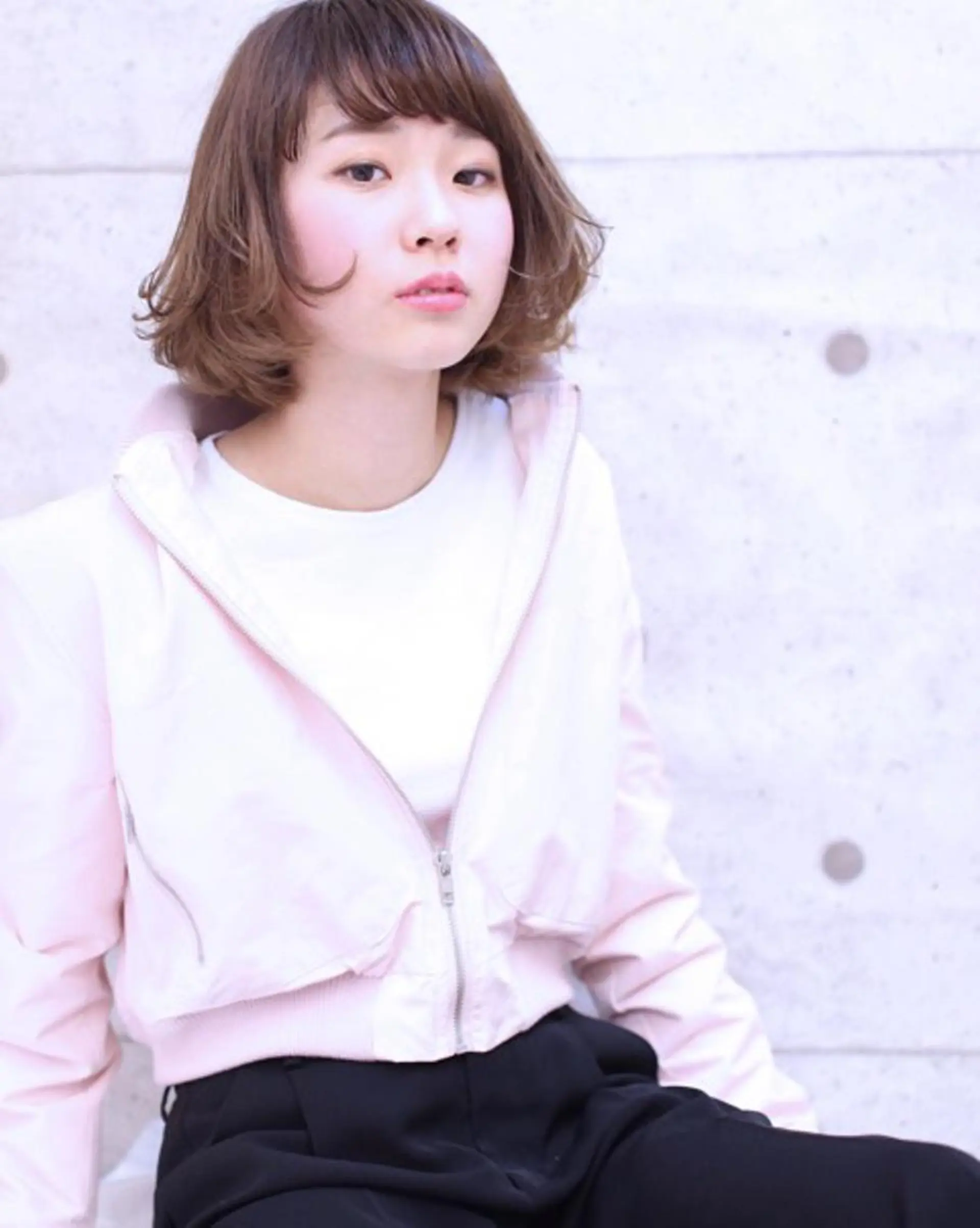 ミディアム ボブ YOKOI SHINJIのヘアスタイル