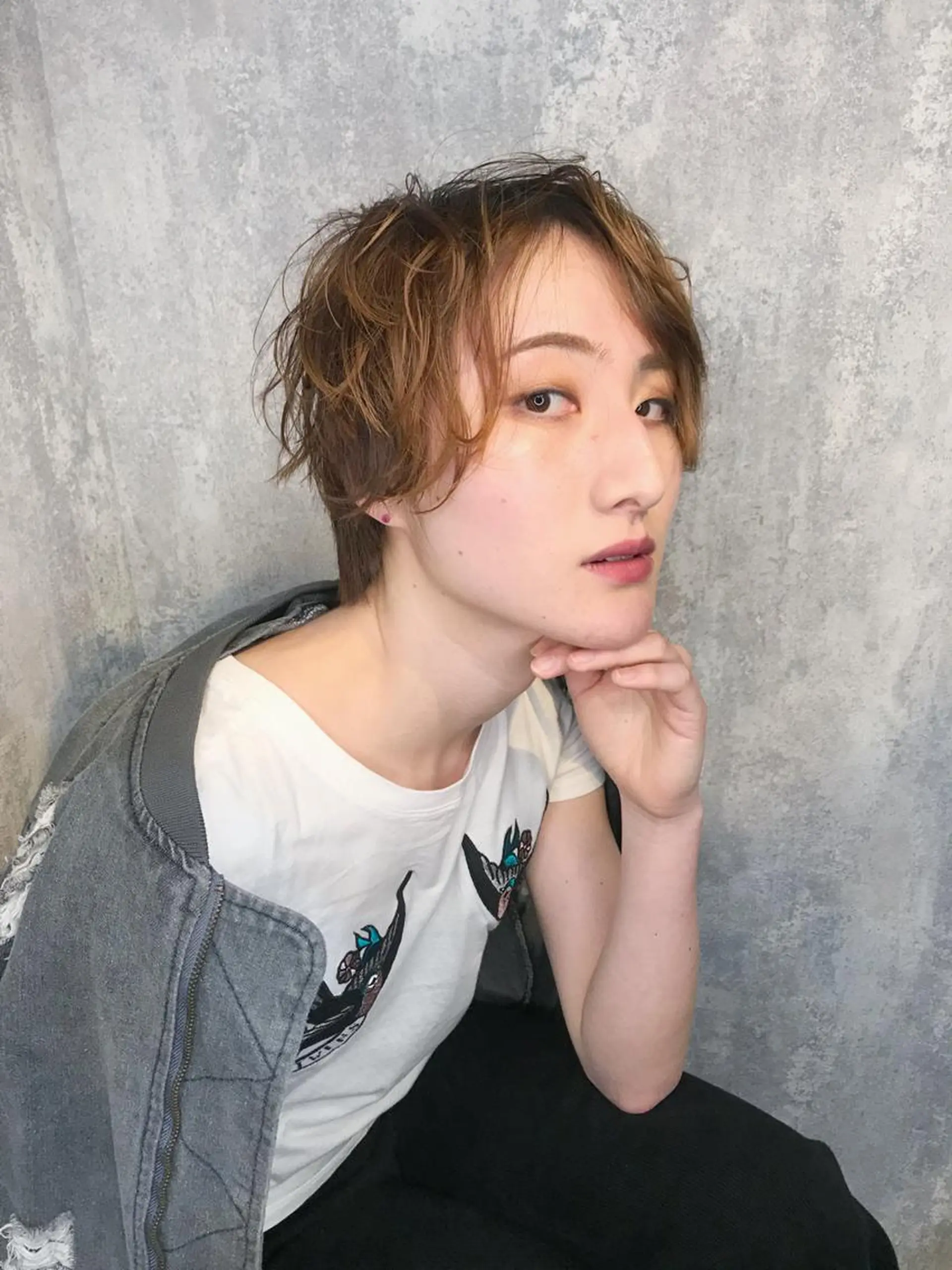 ショート ハンサムショート くせ毛 ショートヘア vato バトのヘアスタイル