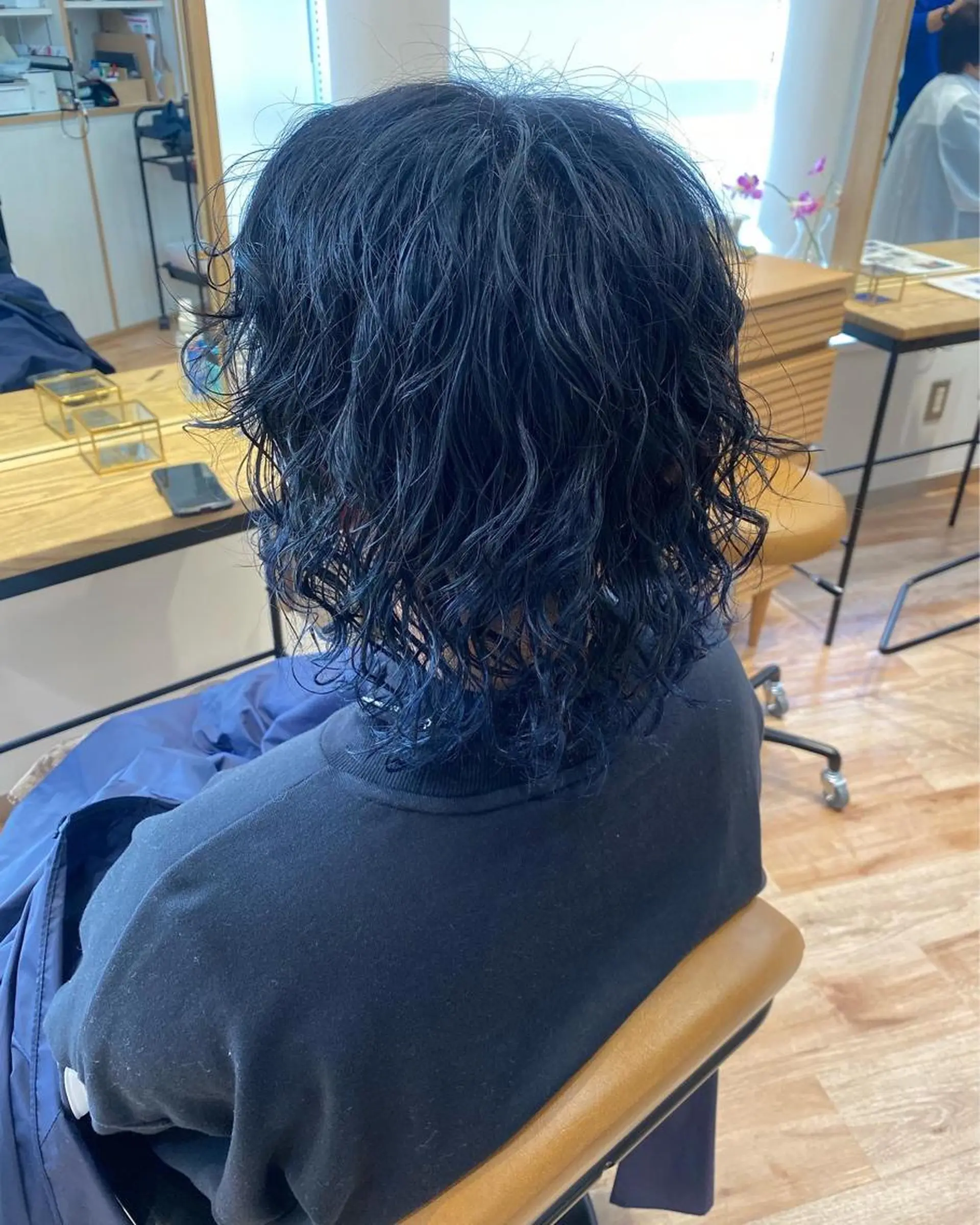 ミディアム パーマ ❤️パーマ美容師✂︎ 井口美緒のヘアスタイル