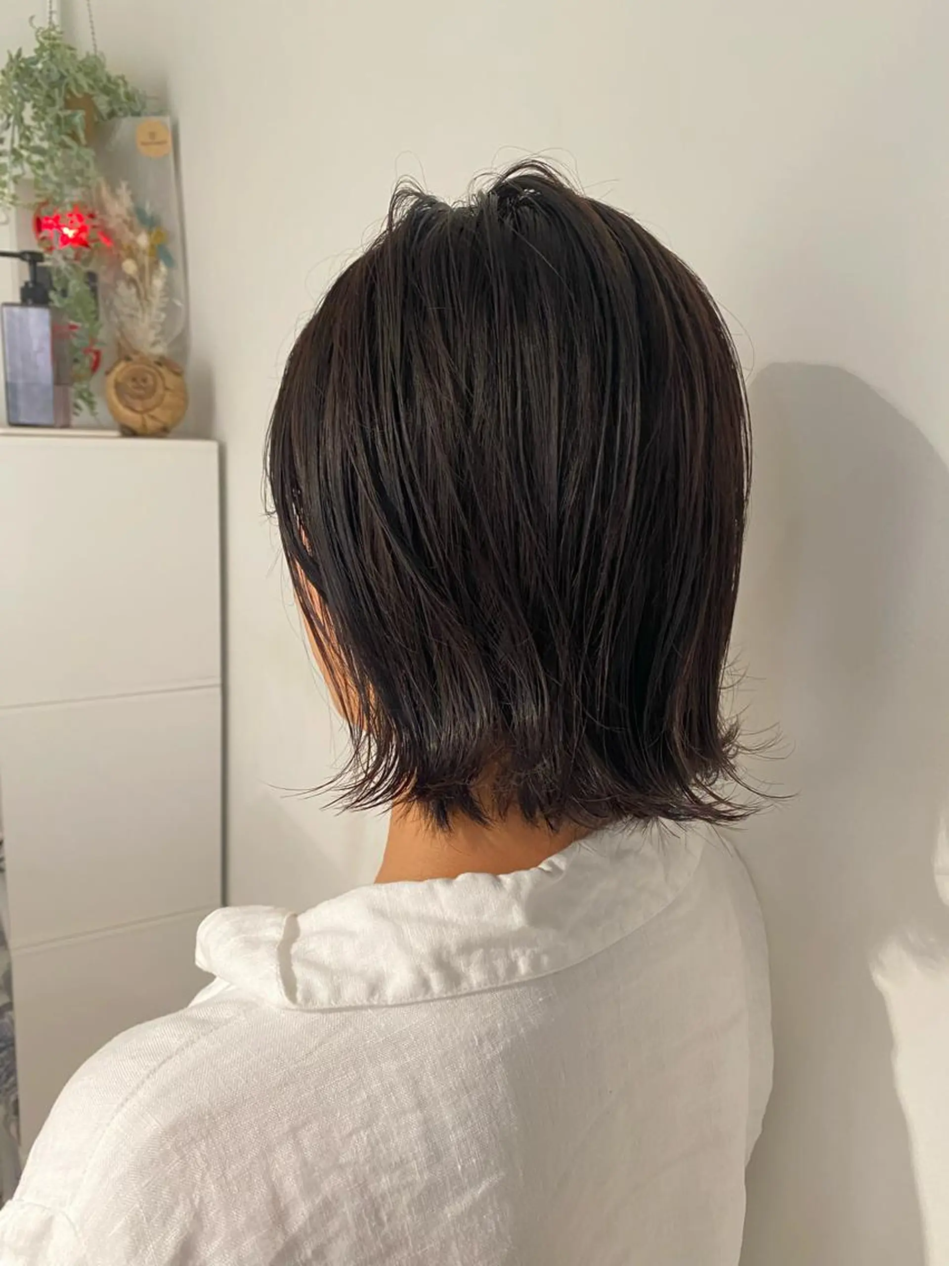 ミディアム レイヤー/透明感/ ブリーチなし/わかなのヘアスタイル