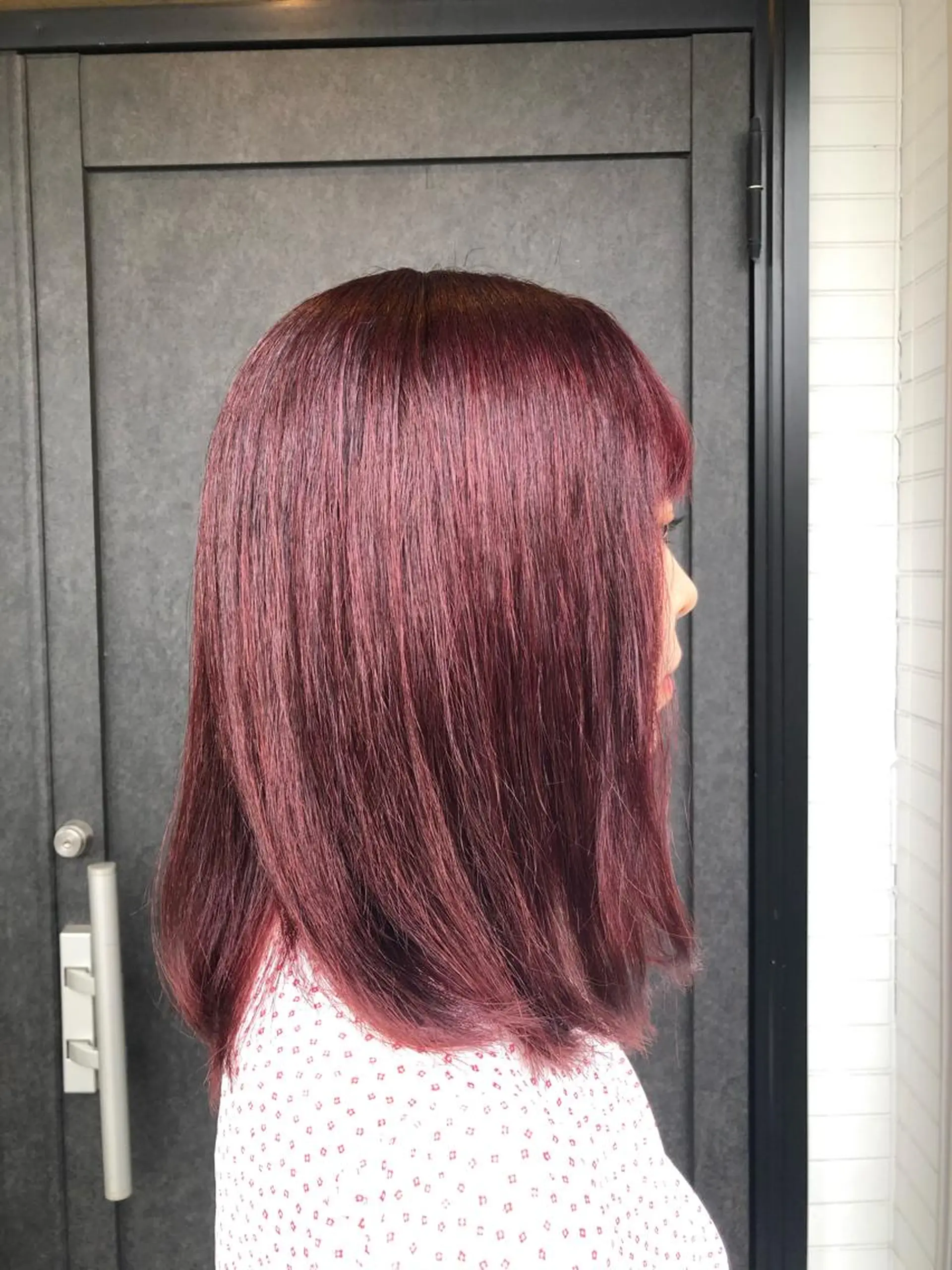 ミディアム 菊池 幹のヘアスタイル