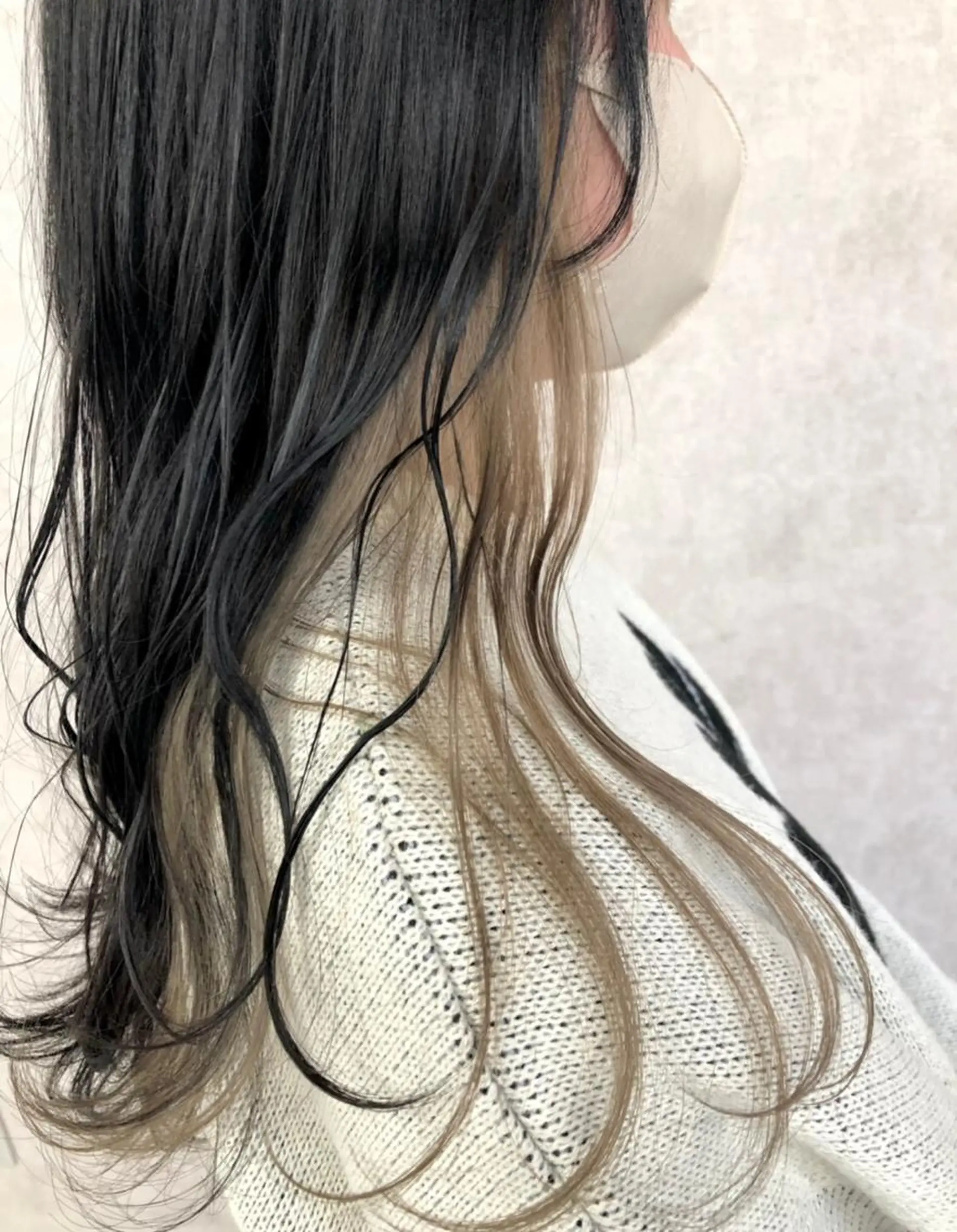 ロング カラー ベージュカラー インナーカラー ホワイトベージュ カット ヘアカラー トリートメント ショート、韓国メンズ ヘアのかつらぎのヘアスタイル