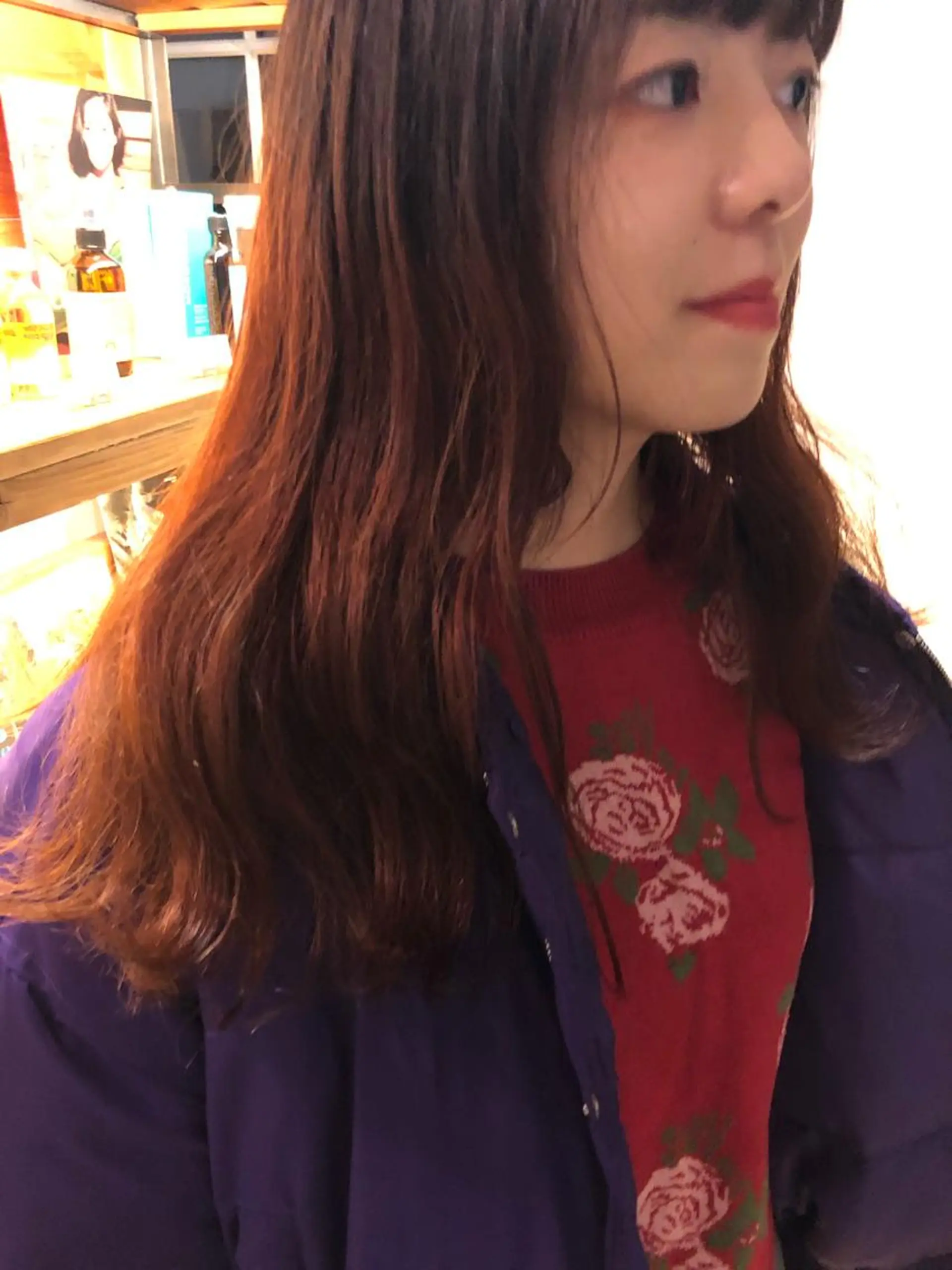 ロング カラー eri kinjoのヘアスタイル