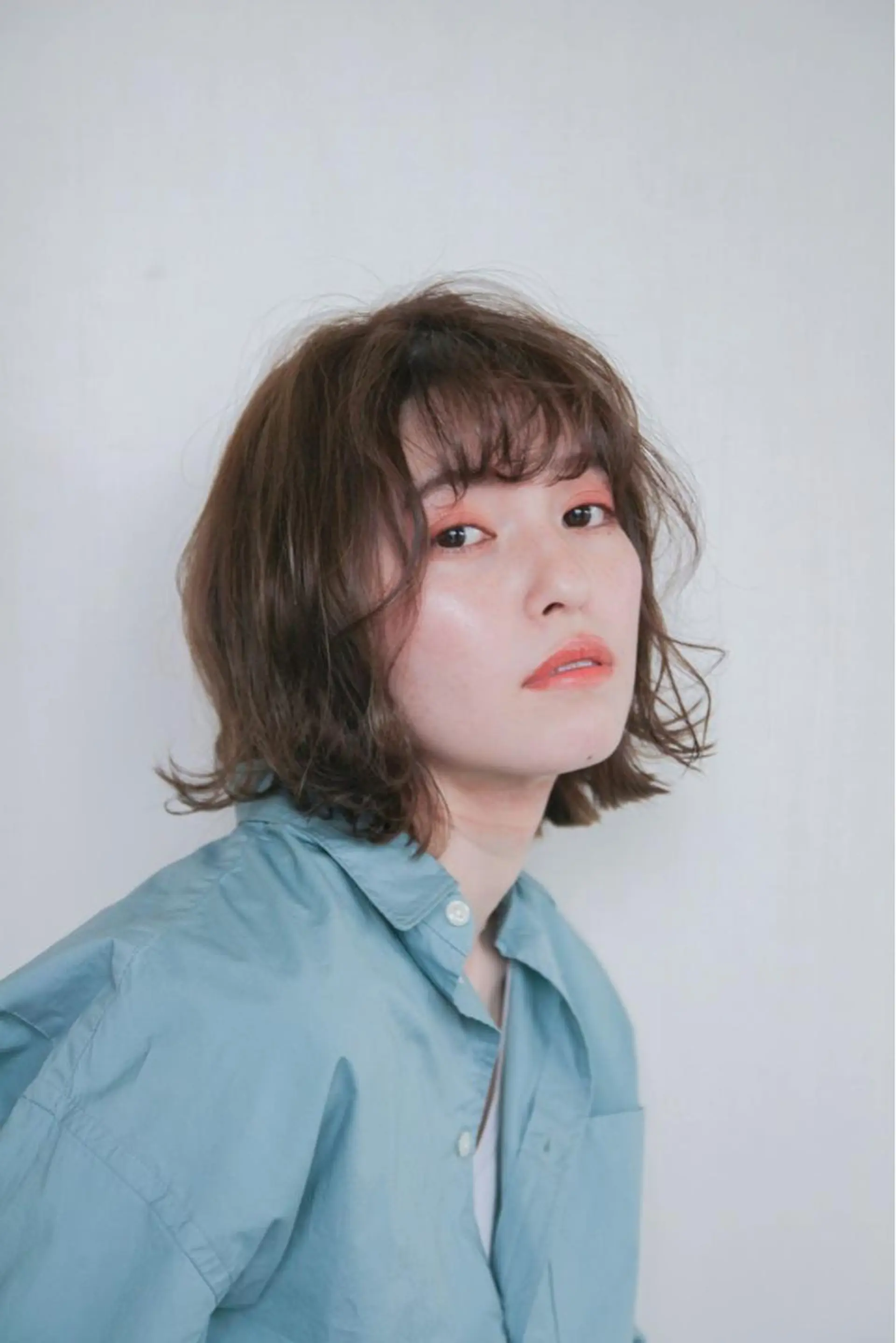 ミディアム 【完全個室】髪質改善 暖色カラー/山崎唯奈のヘアスタイル