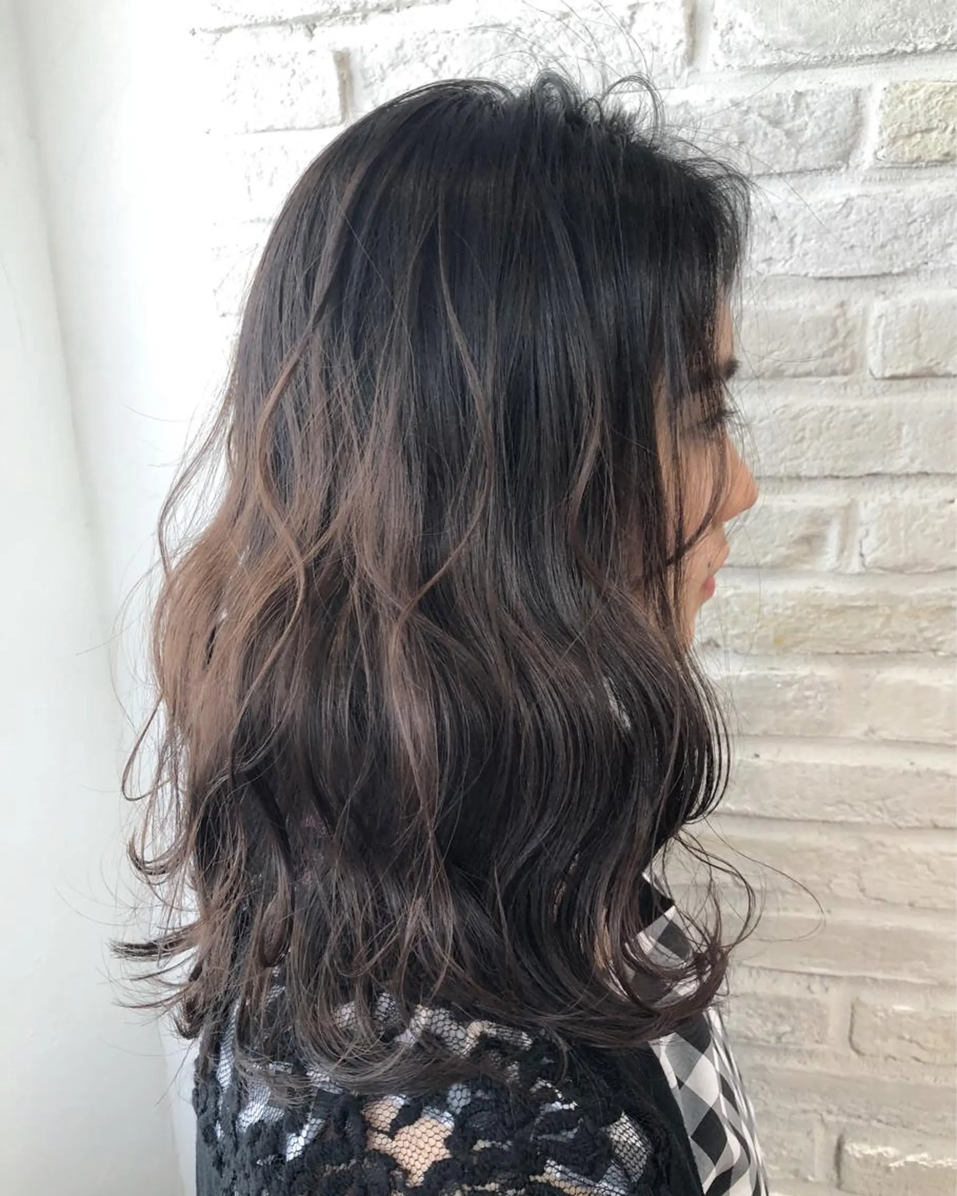 ミディアム カラー パーマ ヘアアレンジ 遠藤 拓馬のヘアスタイル