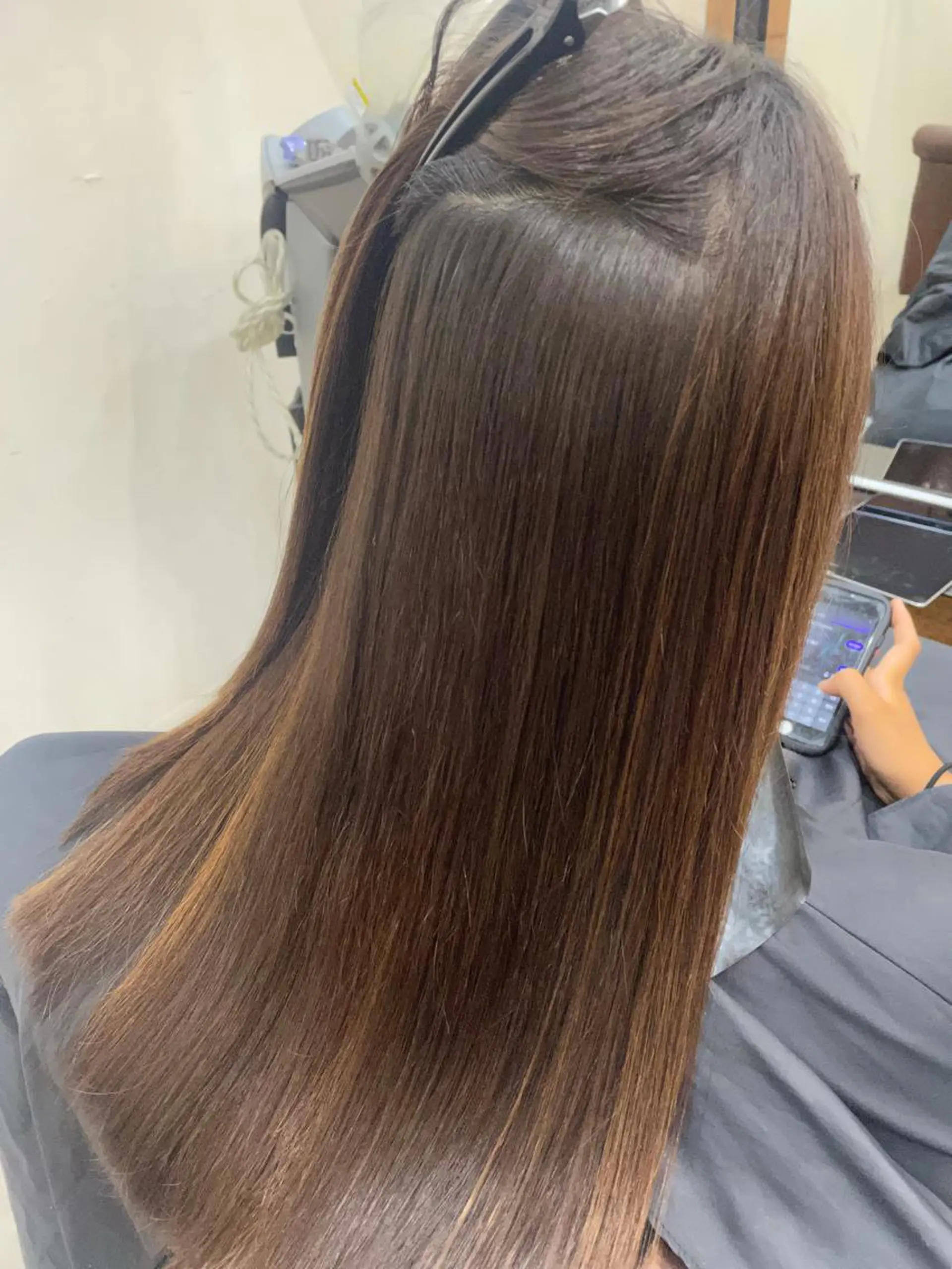 ロング 縮毛矯正 前田リサコ🌹 ✨艶髪職人のヘアスタイル