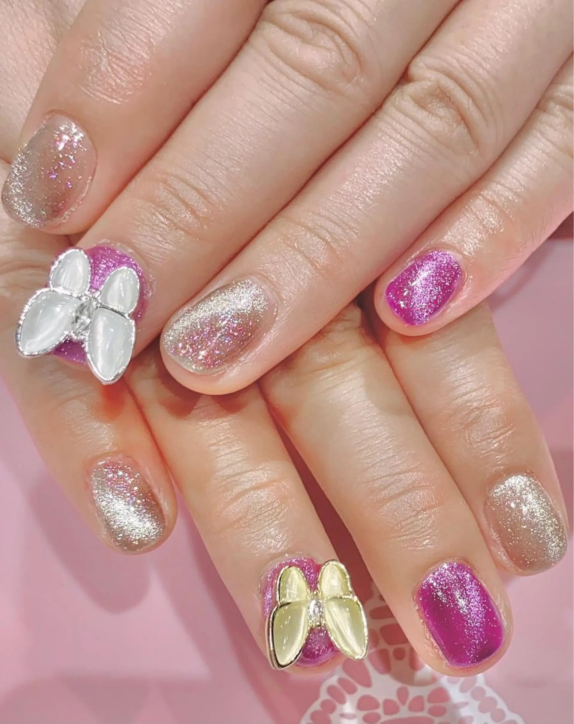 ネイル マグネットネイル VIST☆ ｍａｍｉのネイルデザイン