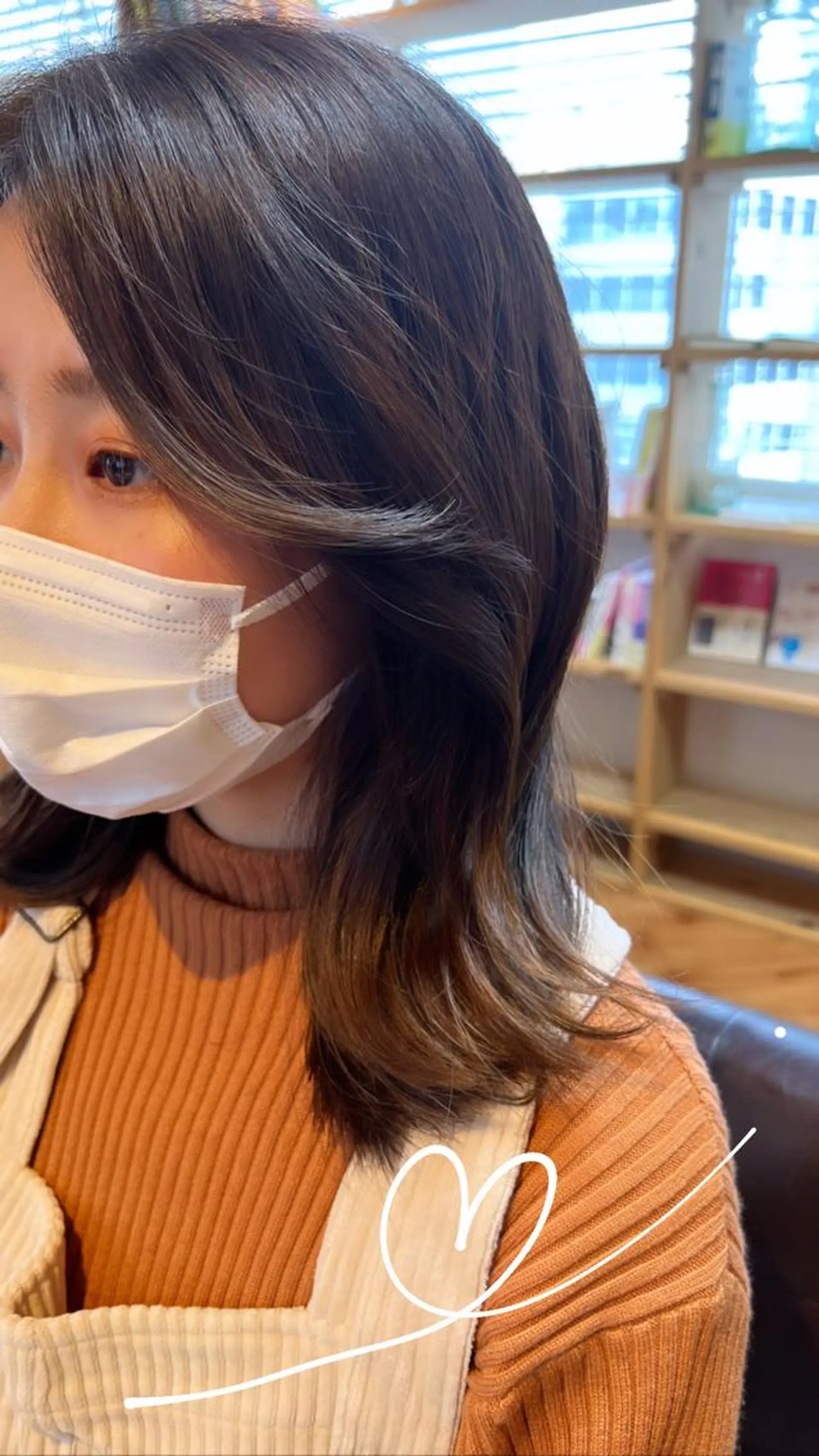 ミディアム カラー ヨシンモリ Topstylist YUKIのヘアスタイル