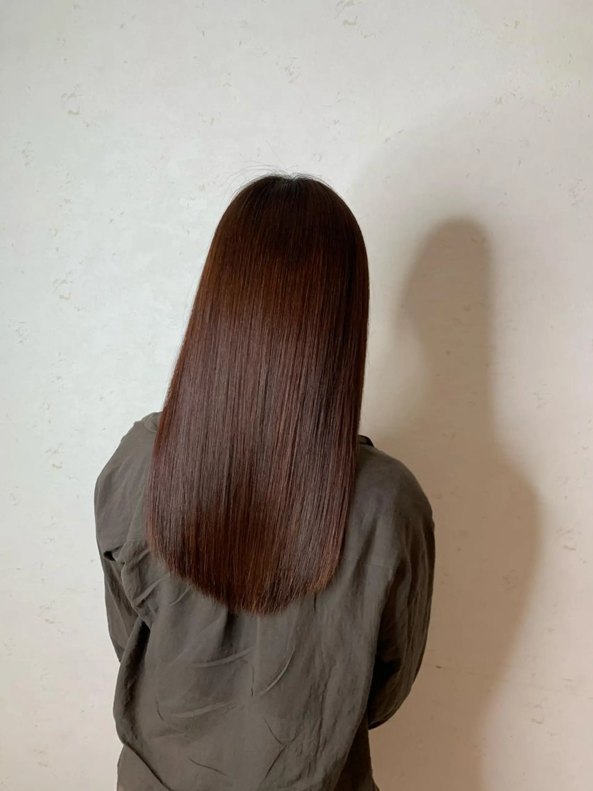 ロング カラー 小島嵩人 縮毛矯正 髪質改善のヘアスタイル