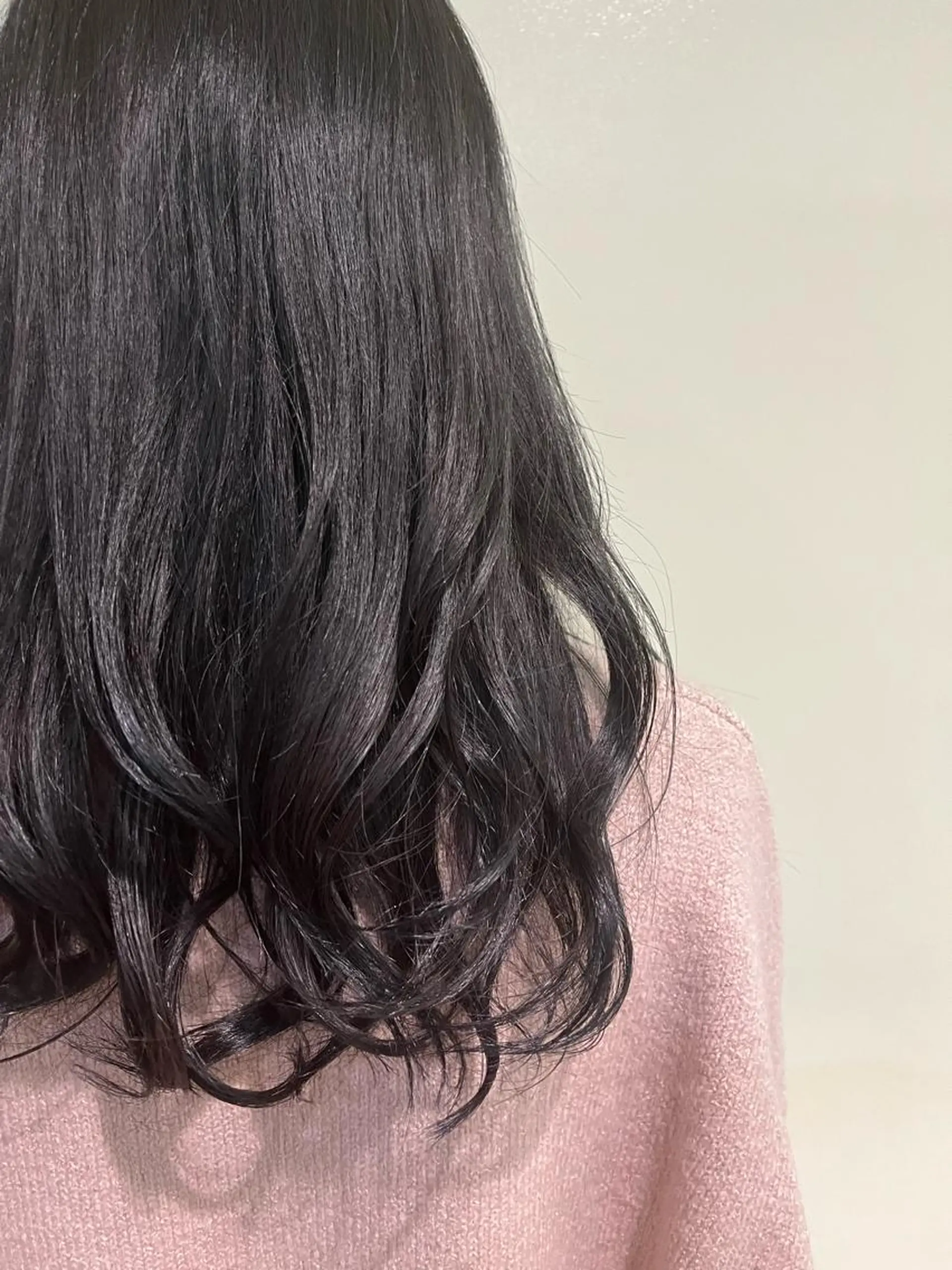 ミディアム カラー 黒髪 透明感カラー 酒井 陽南乃のヘアスタイル