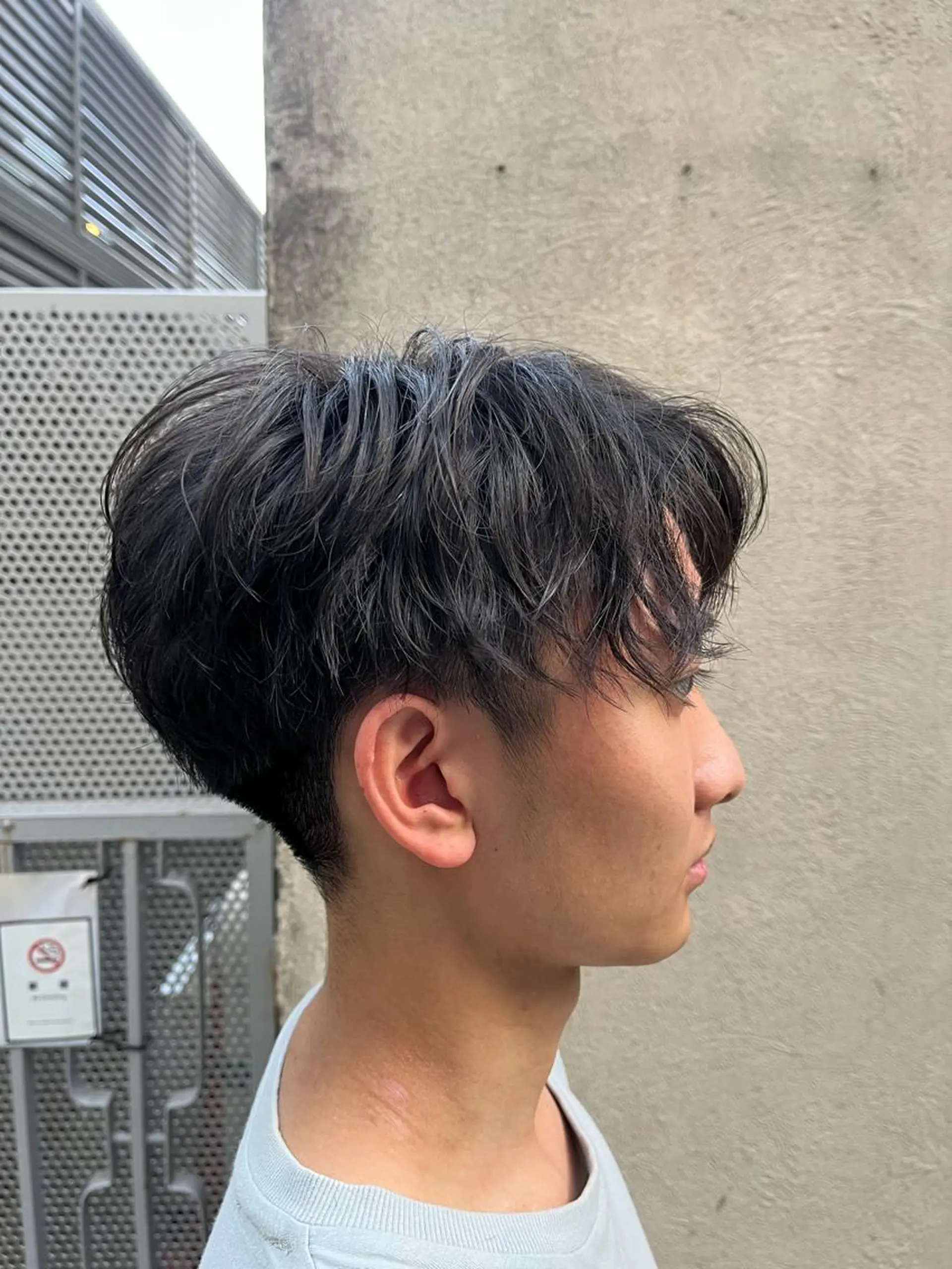 ショート パーマ メンズ カット パーマ トリートメント ヘアセット 🏆メンズヘア特化 🥇代表りんぺーのヘアスタイル