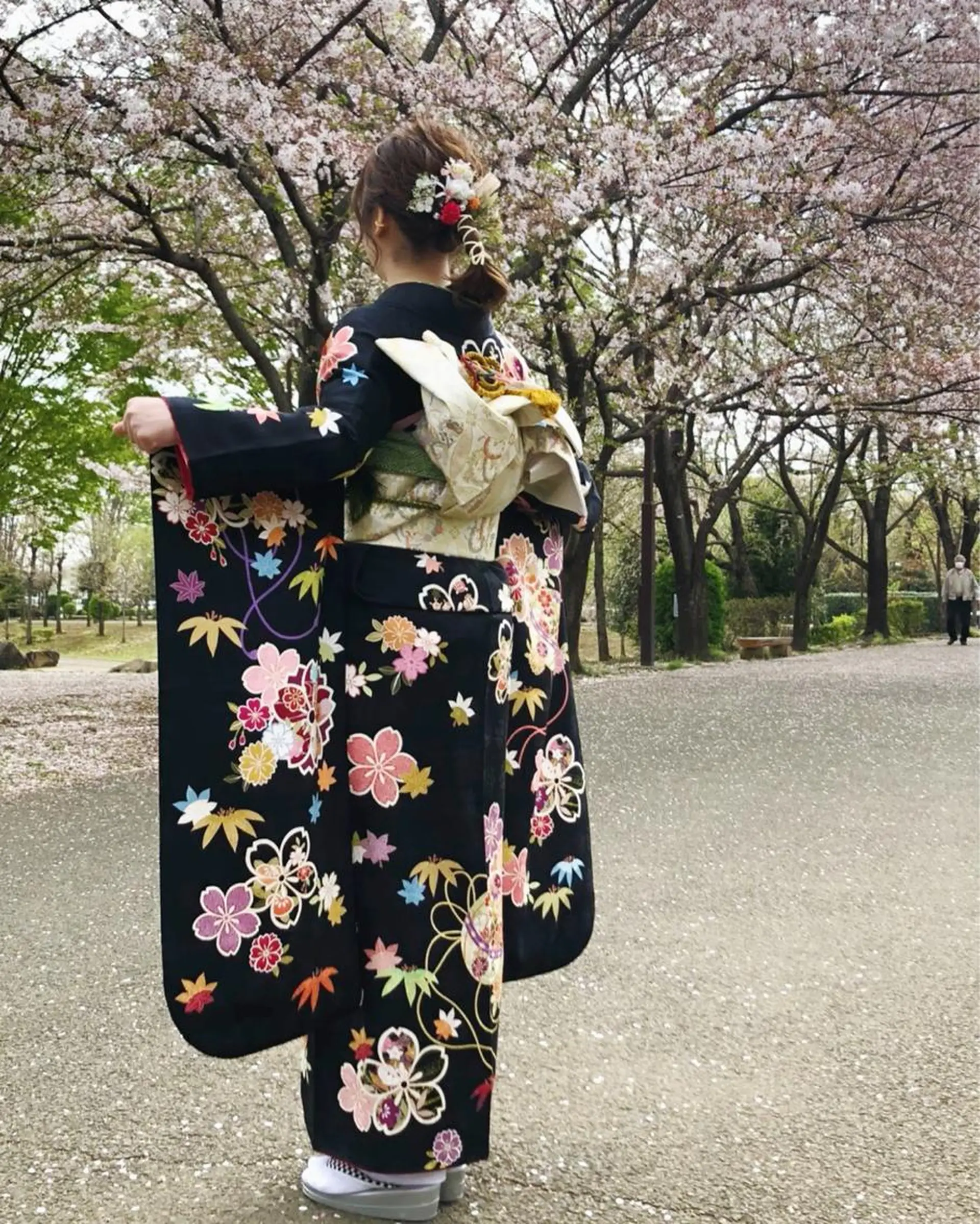 セミロング ヘアアレンジ KANA カナのマツエク・マツパデザイン