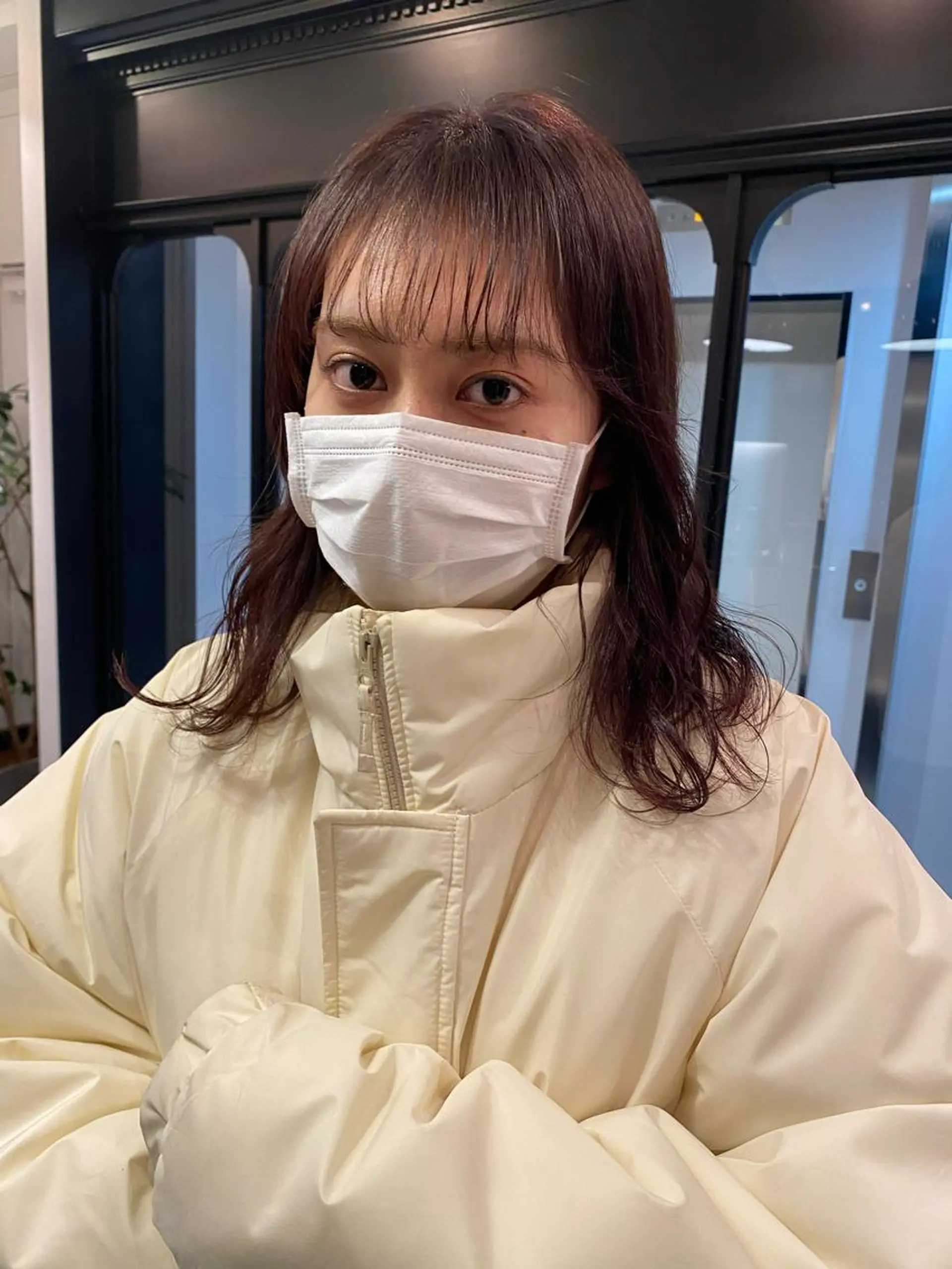 ミディアム カラー ラベンダーカラー riria/ボブ /透明感カラー🎀のヘアスタイル