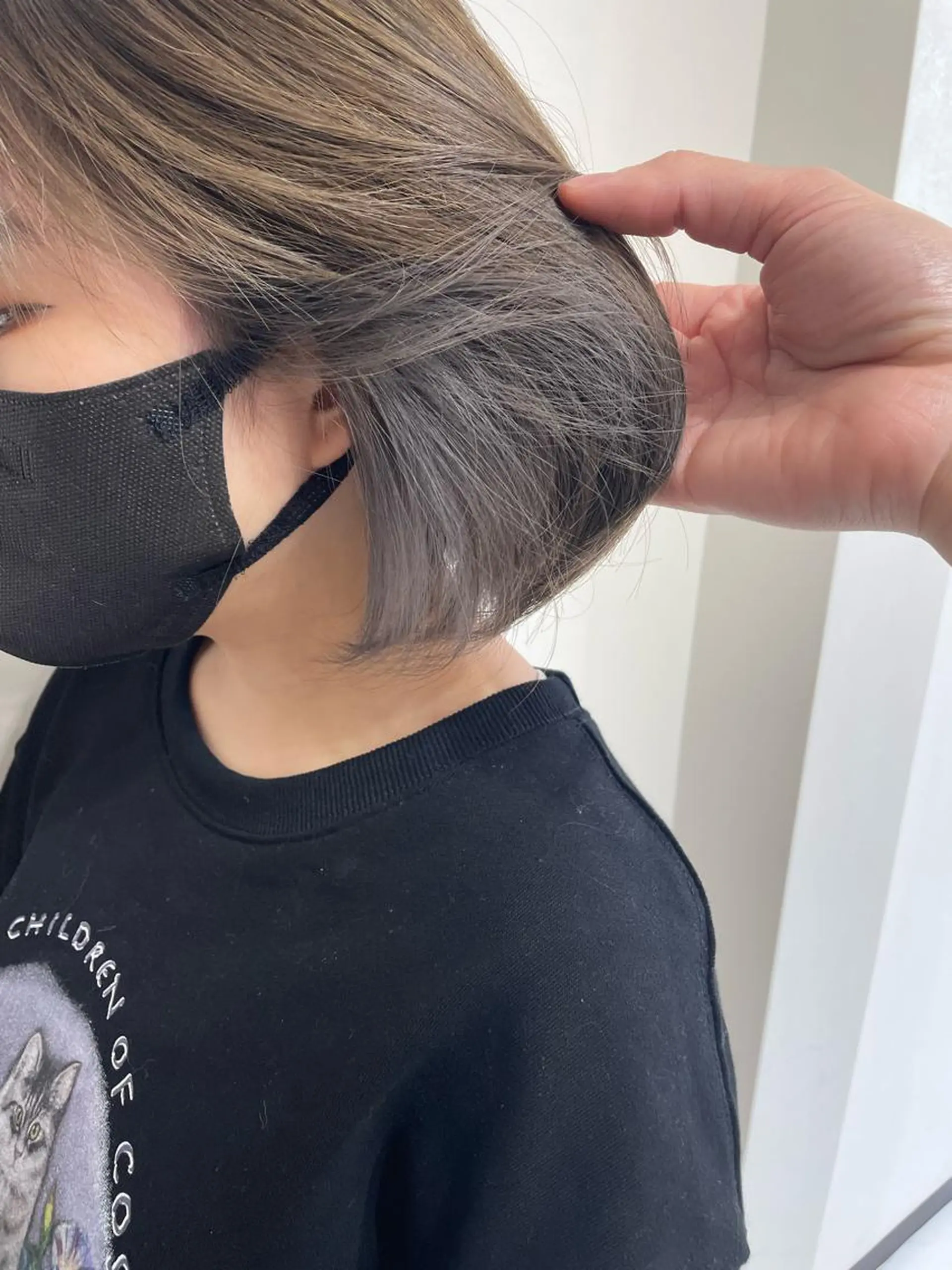 ショート カラー インナーカラー ヘアカラー 守屋 颯太のヘアスタイル