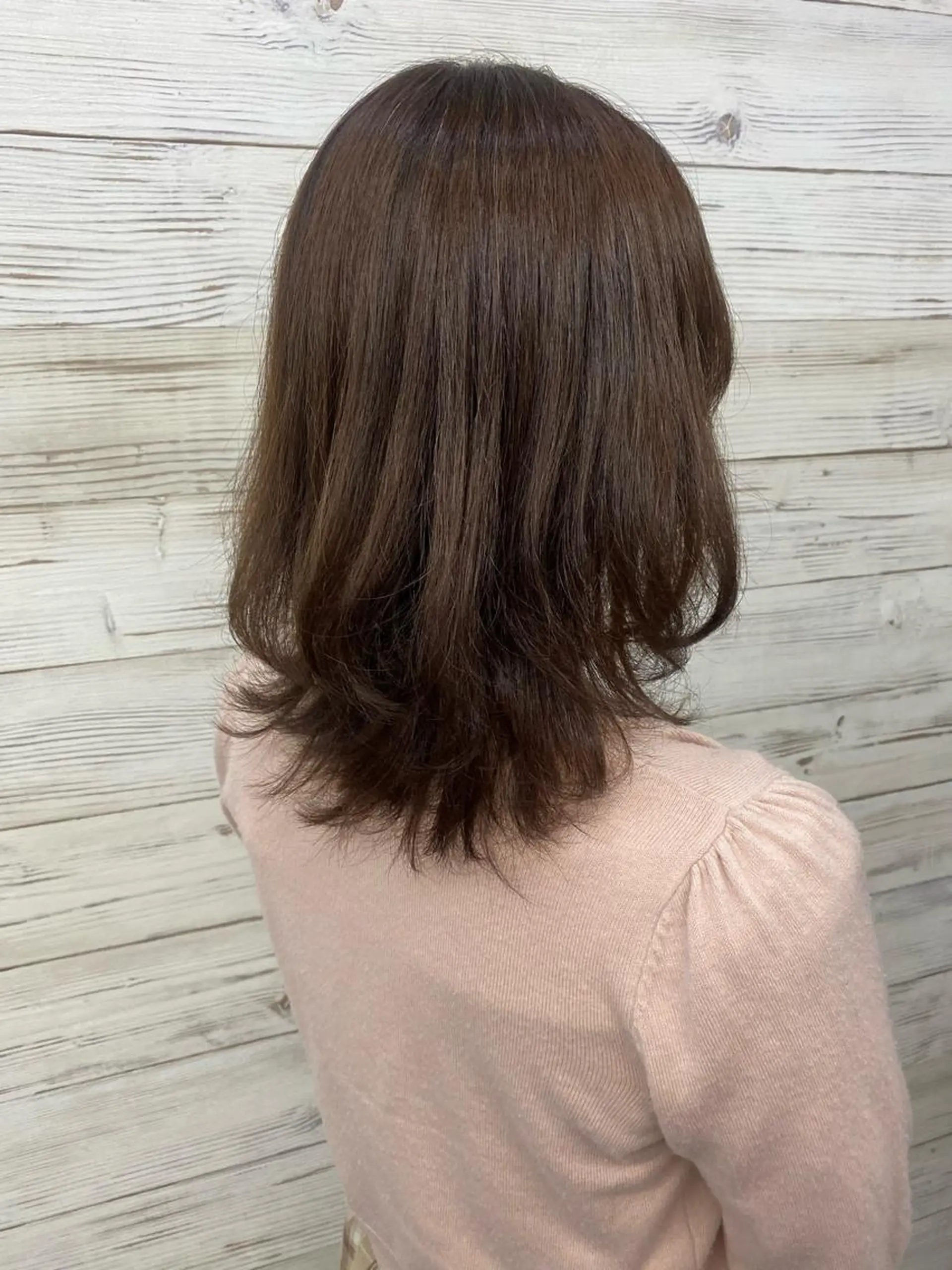 ミディアム カラー ヘアアレンジ ショートボブ 編み込みエクステ シールエクステ ミディアムパーマ バレイヤージュ LAVENDIA 初音のヘアスタイル