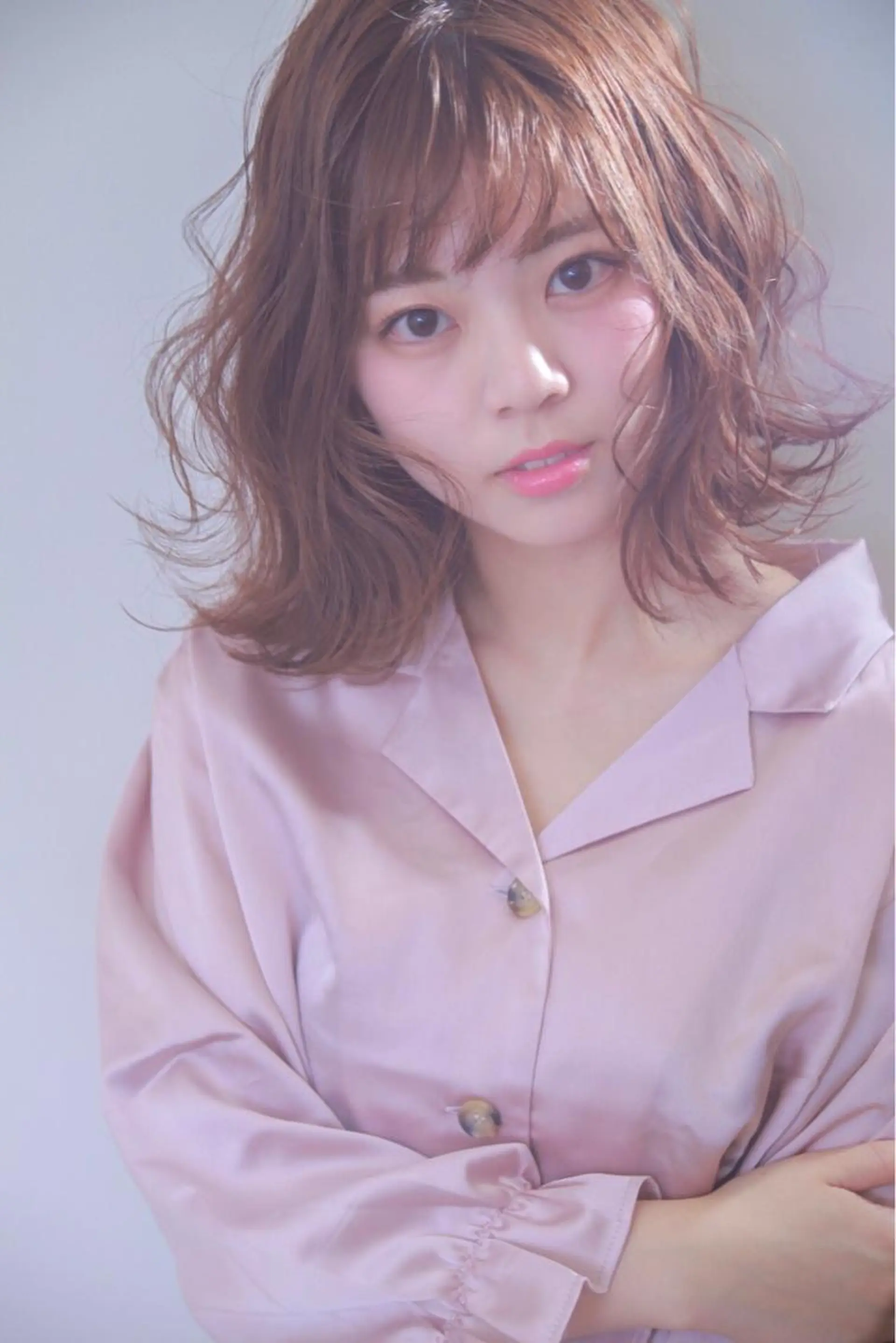 ミディアム カラー 伊藤 裕貴のヘアスタイル