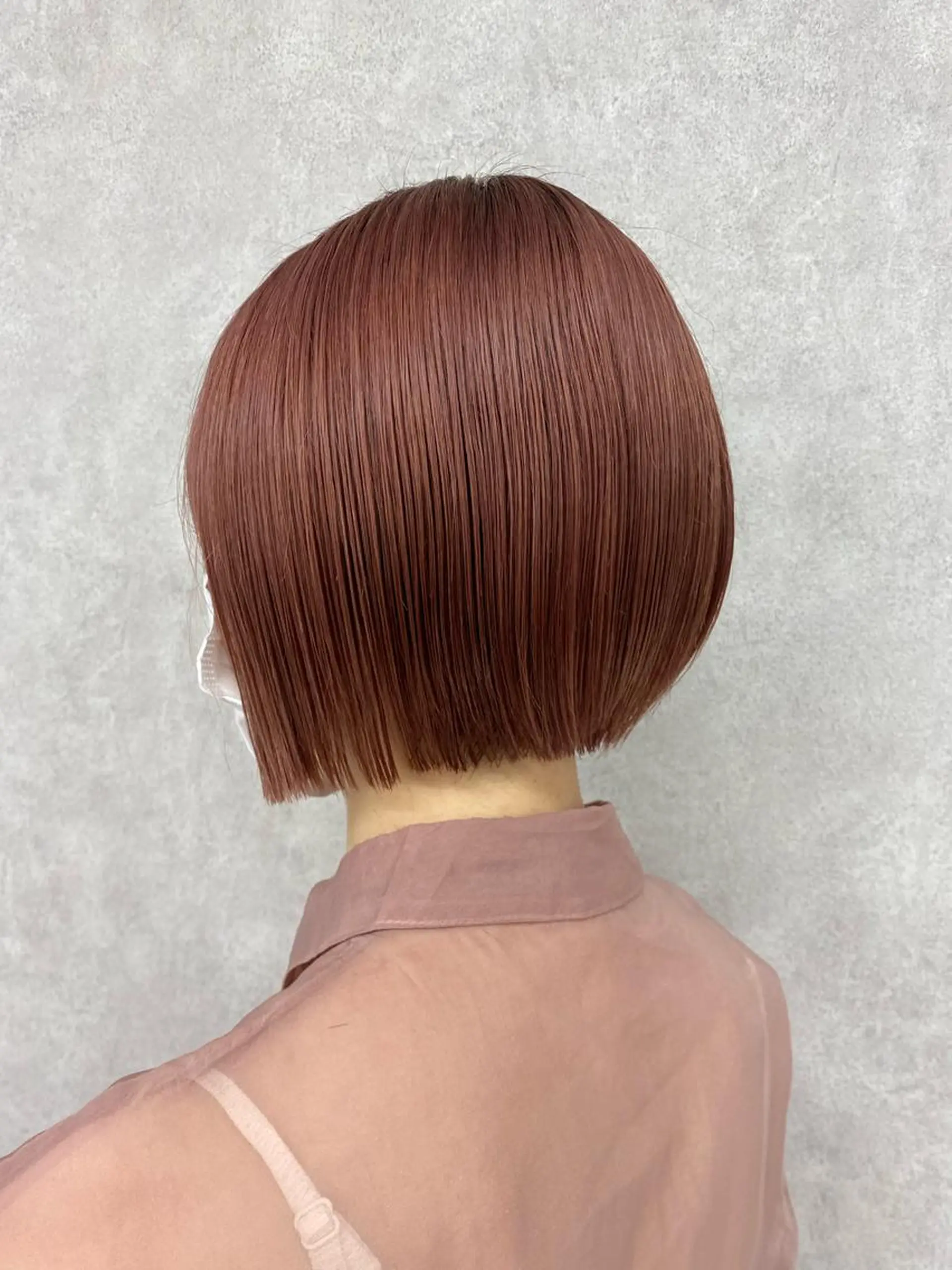 ショート カラー ピンクカラー ボブ N/デザインカラー 🌿ナギのヘアスタイル