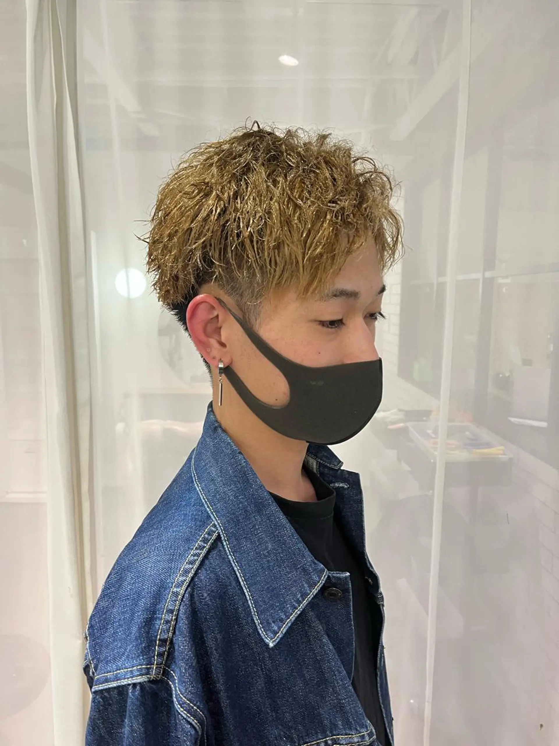 ショート パーマ メンズ 京都駅メンズカット/ パーマ/Keigoのヘアスタイル